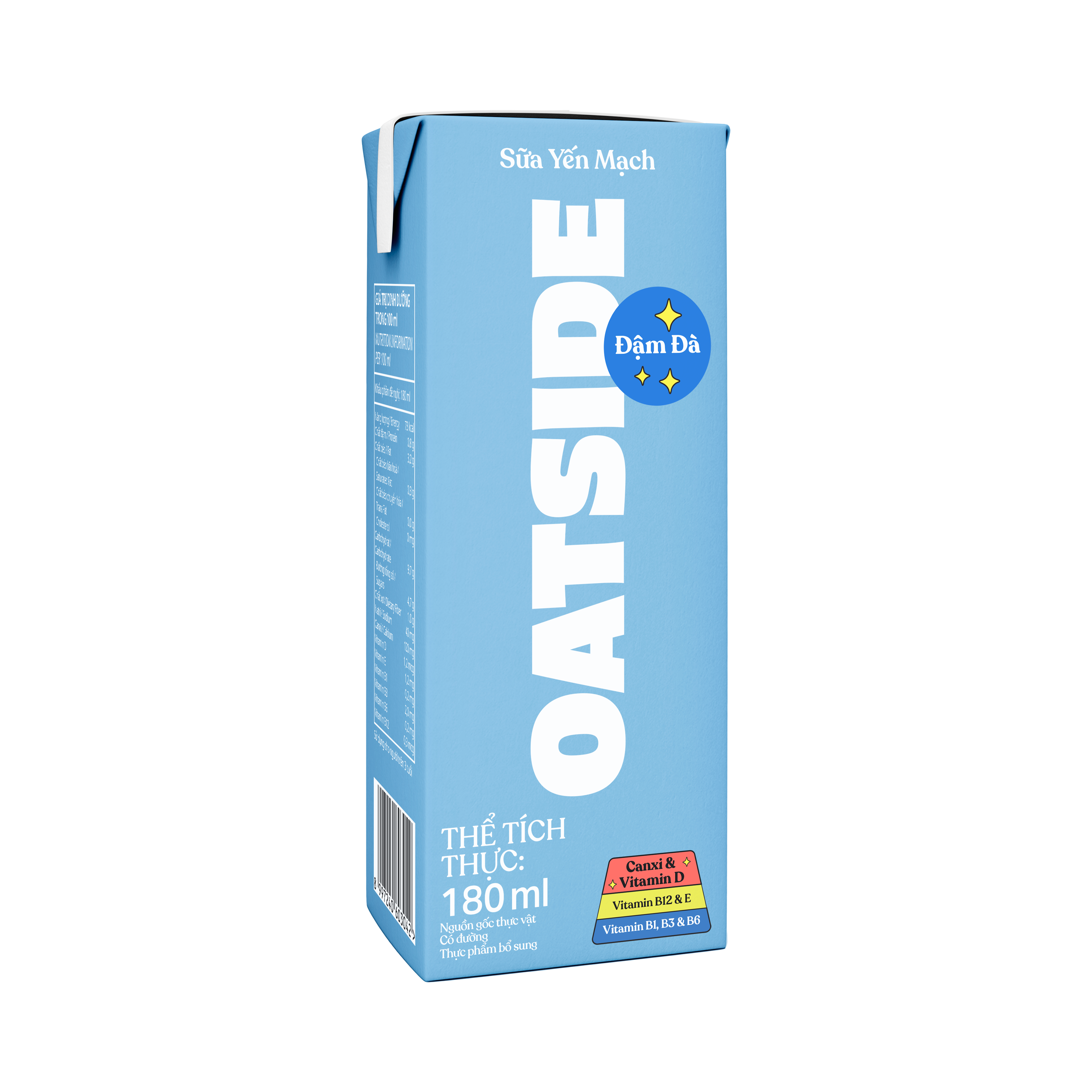 [Date 02/2027] Sữa yến mạch OATSIDE vị Đậm Đà Deluxe Thùng 24 Hộp 180ml