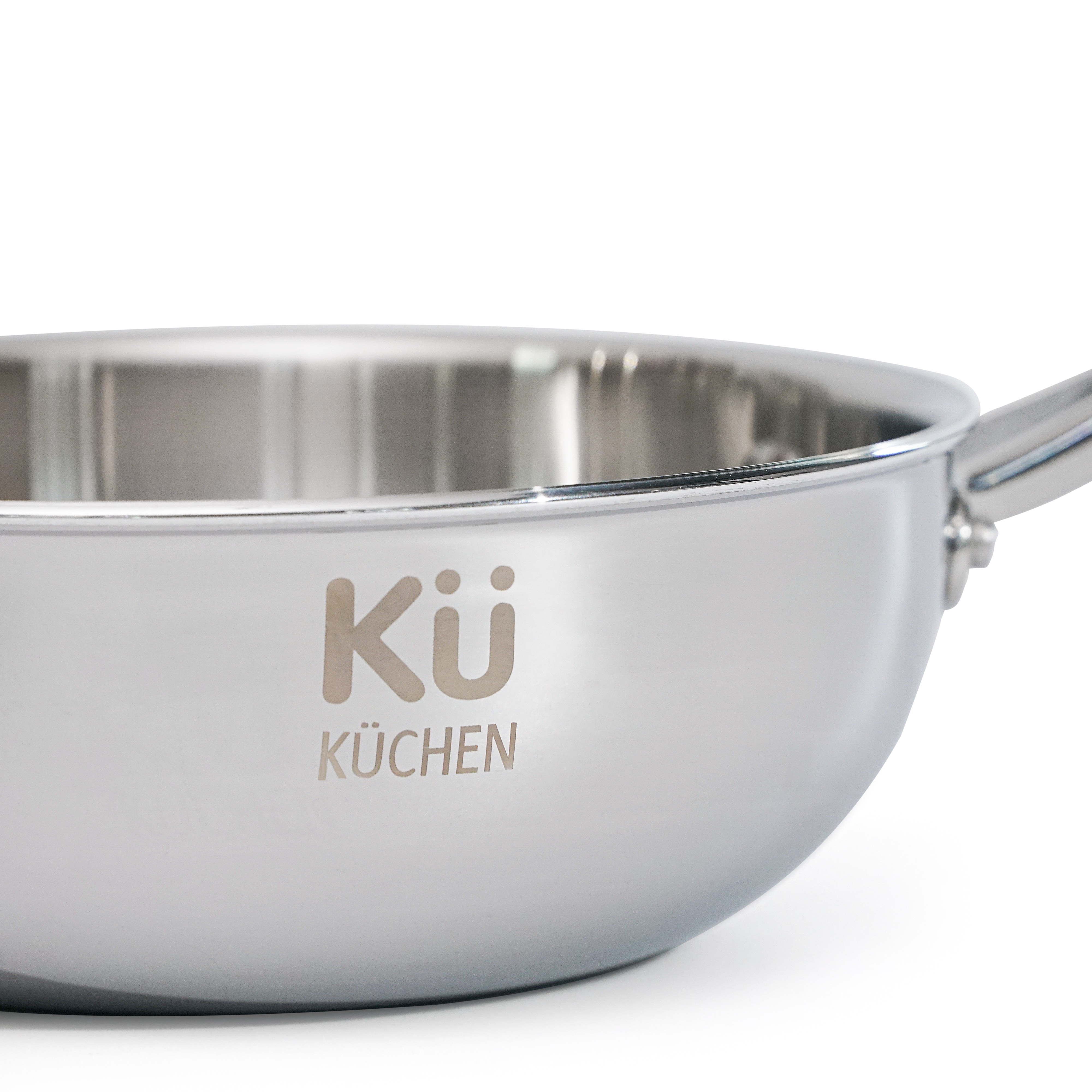 Chảo inox 5 lớp liền khối KU W28625