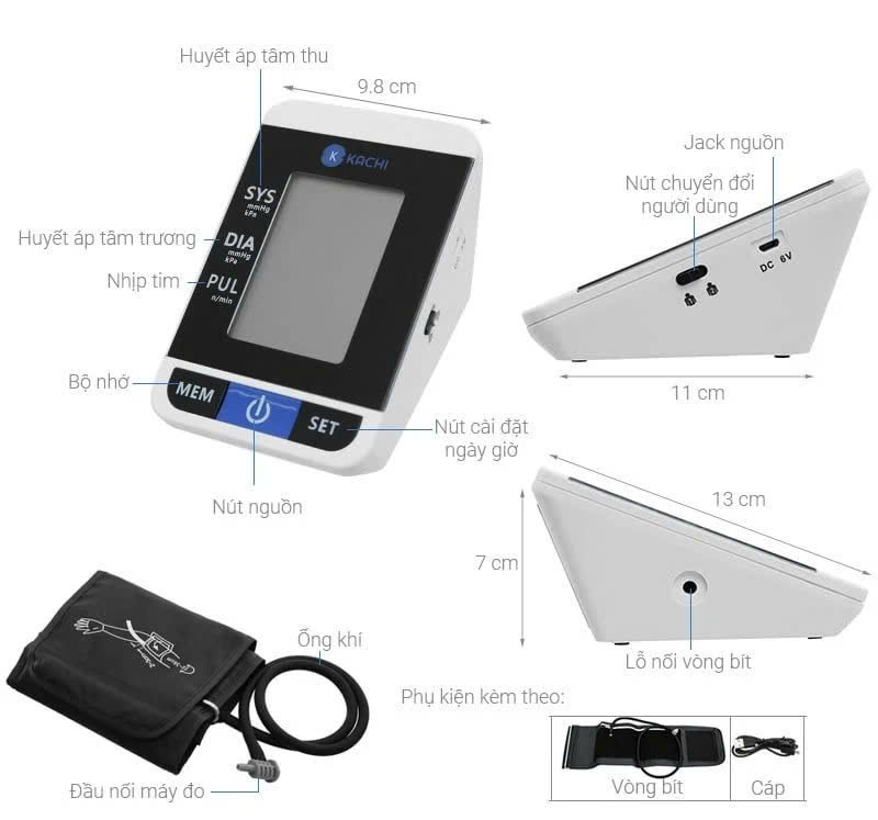 Máy đo huyết áp tự động BLS-2009A