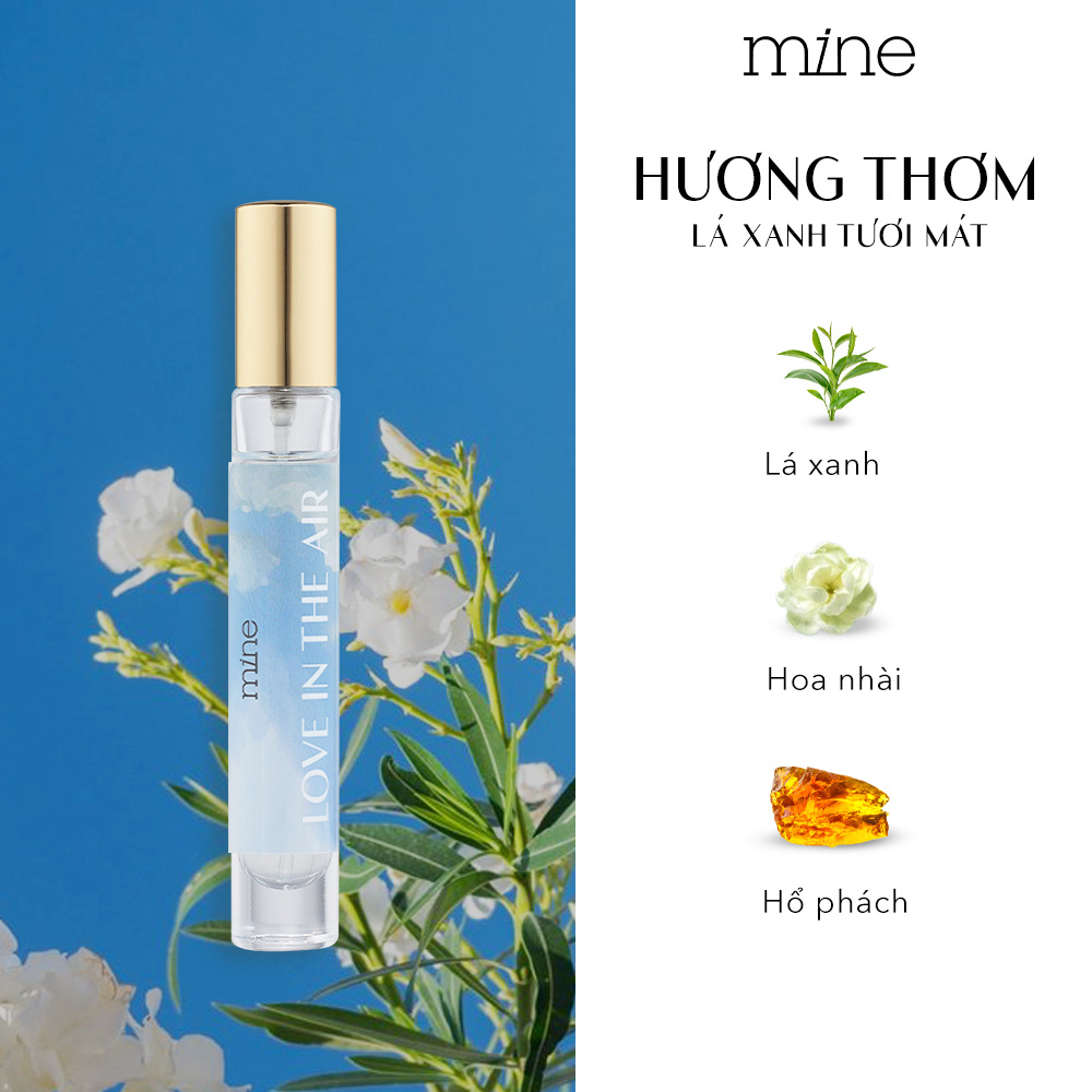 BST nước hoa nữ Mine Masstige Là Em Vì Em (9ml x 5)- Móc khóa