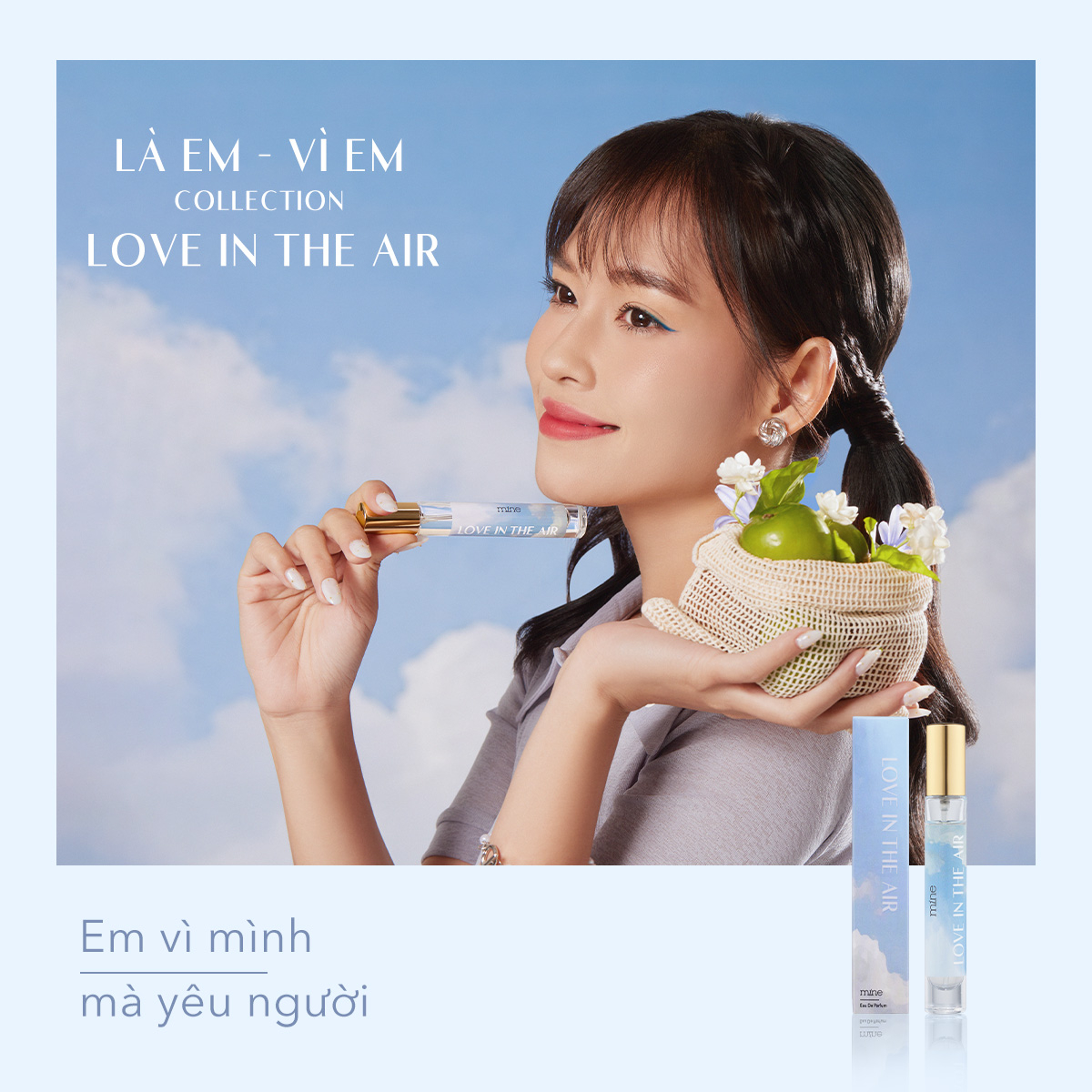 Nước hoa nữ Mine Love In The Air lưu hương 6-8h 9ml - 6