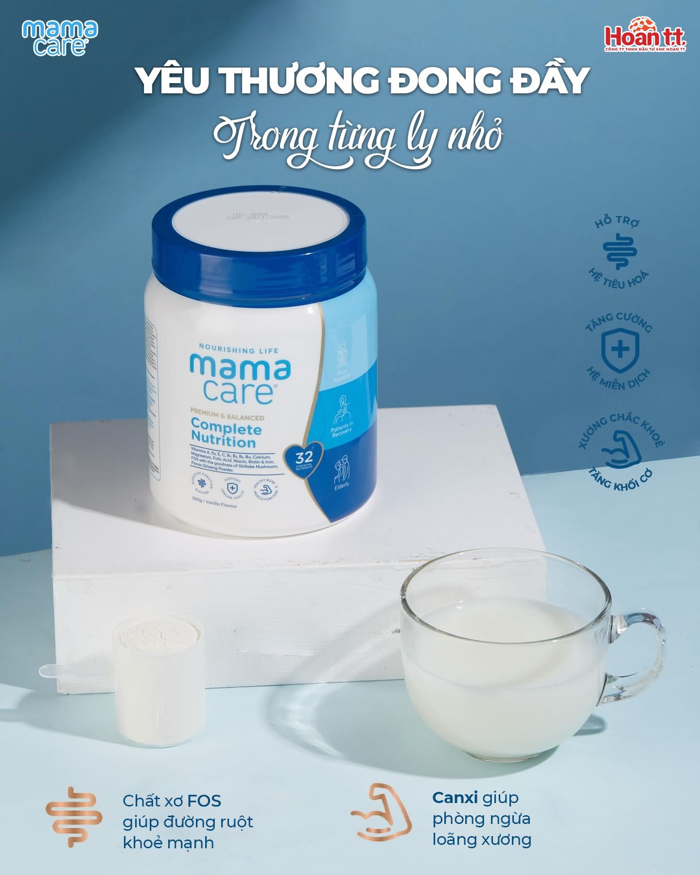 Sữa dinh dưỡng MamaCare Complete Nutrition 500g