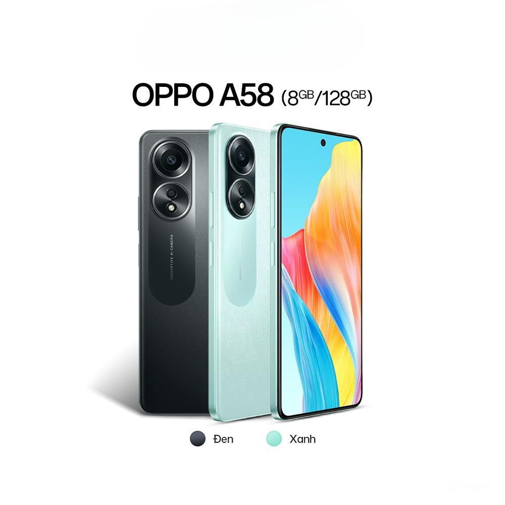 Điện thoại OPPO A58 8GB - Phân phối chính hãng