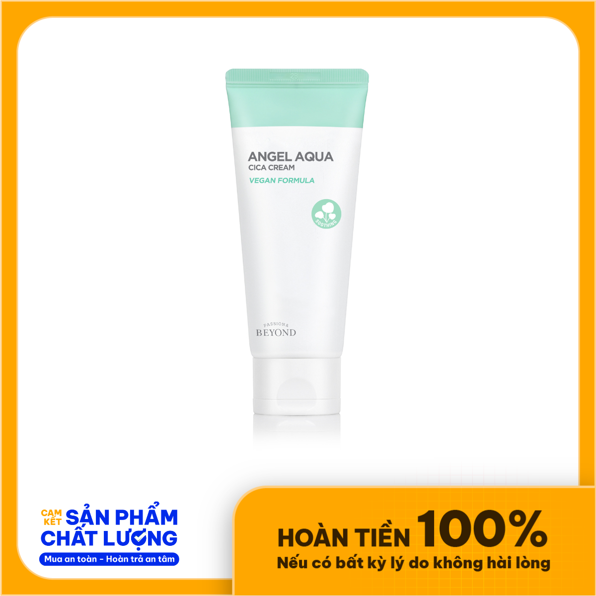 Kem dưỡng ẩm dịu nhẹ phục hồi da tổn thương Thuần chay BEYOND Angel Aqua Cica Cream 150ml-duoc-ban-tai-Siêu Thị Ánh Nguyệt