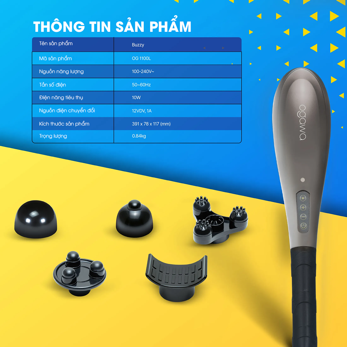 Bộ đôi Máy massage giải tỏa cổ vai gáy-duoc-ban-tai-PL Home & Health Store
