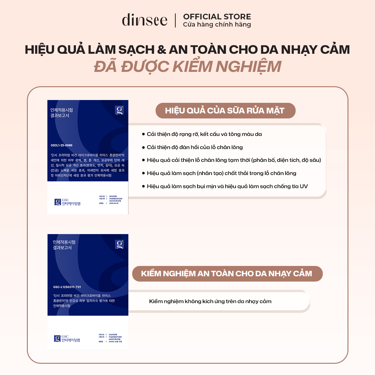 Sữa Rửa Mặt Gạo Thuần Chay Siêu Bọt Microbiome Dinsee Premium Vegan Microbiome Rice Foam Cleanser