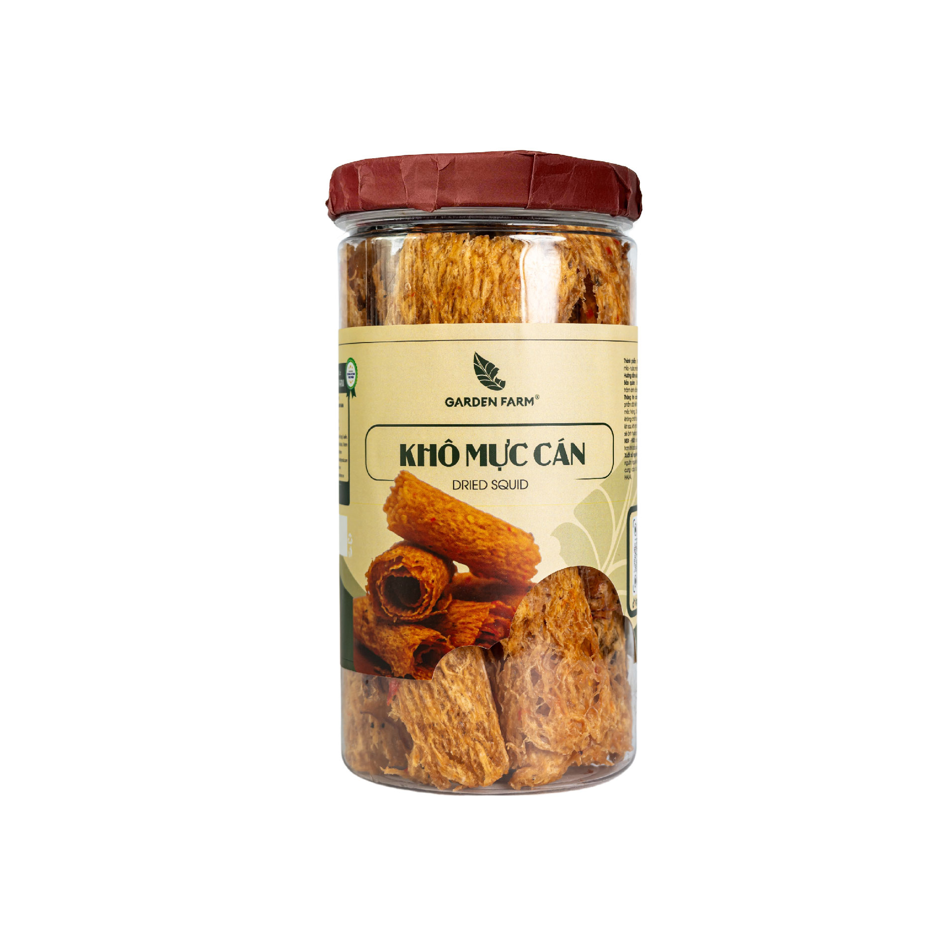 Khô Mực tẩm vị Garden Farm (hũ 250g) - Phân phối chính hãng
