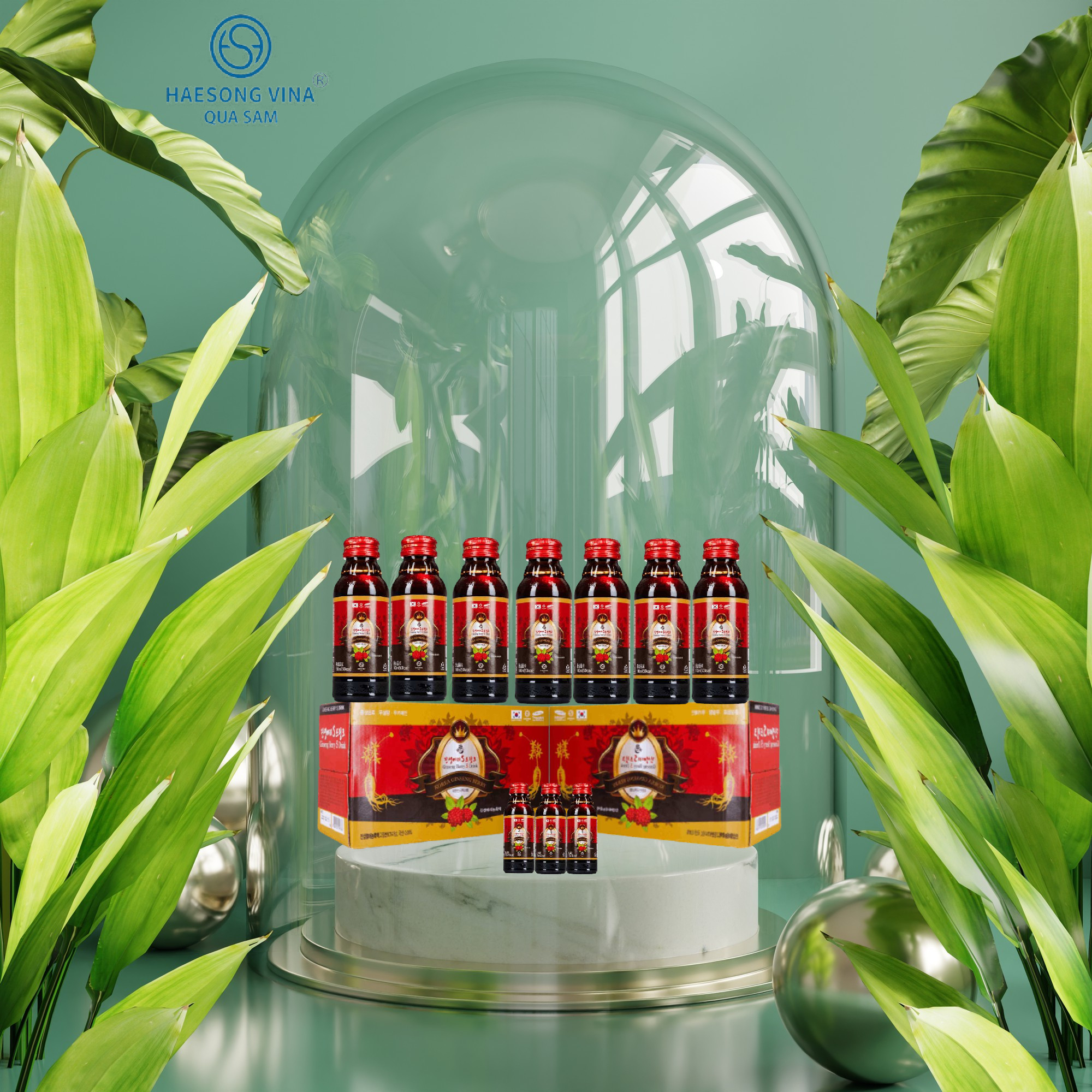 Nước uống Quả Sâm Ginseng Berry S Drink (hộp 10chai)
