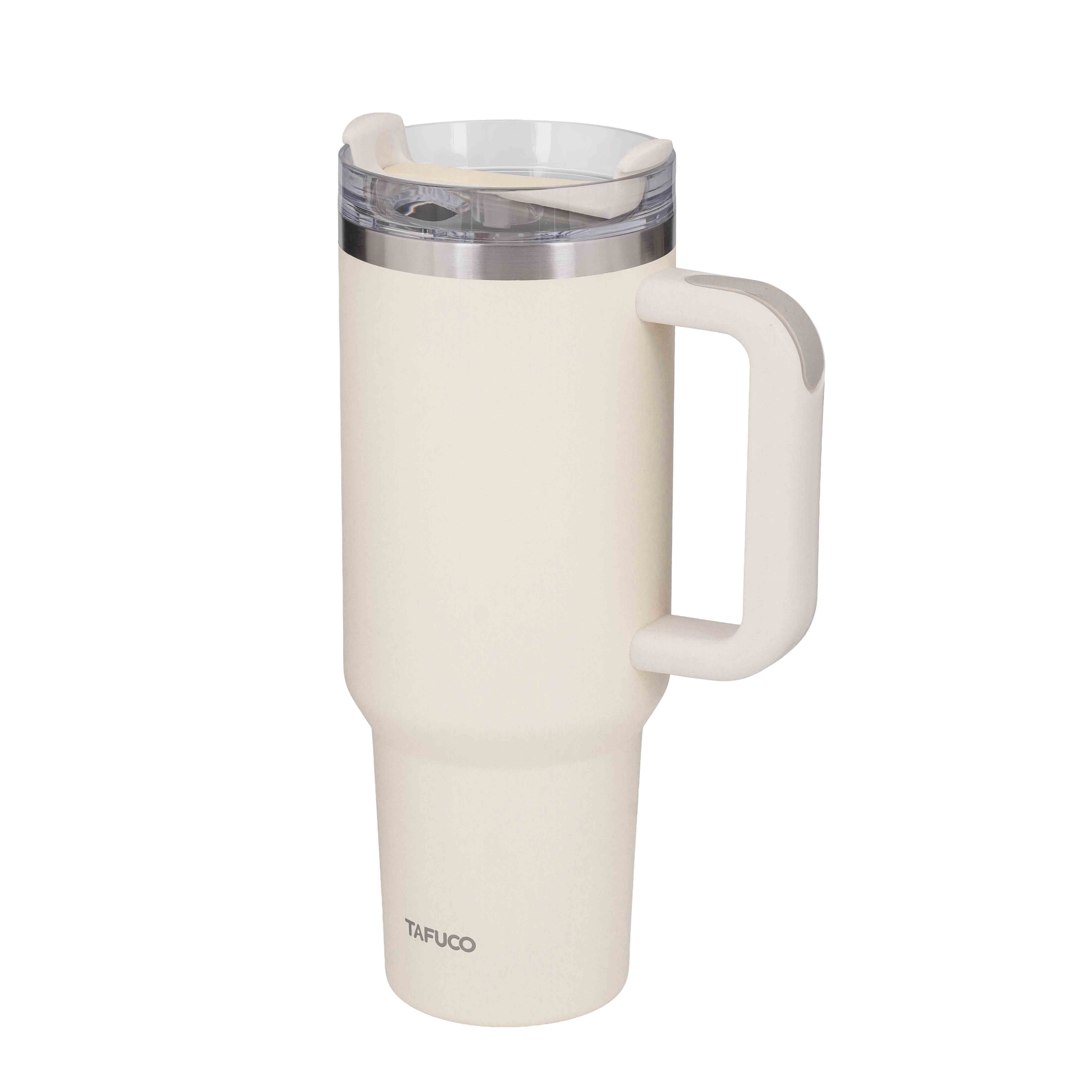 Ly giữ nhiệt có ống hút T205C 1180ml - Trắng kem_341623 - Phân phối chính hãng