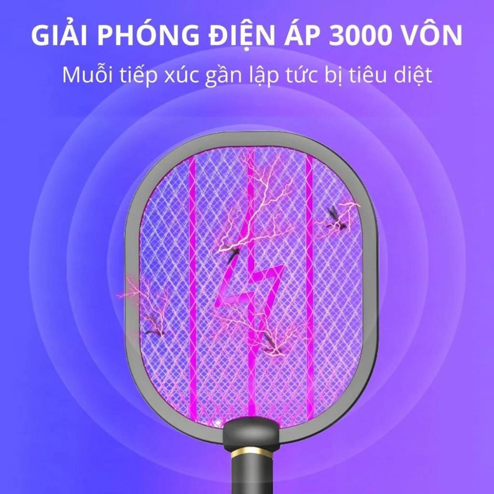 Vợt bắt muỗi tự động Kachi MK386 - 8