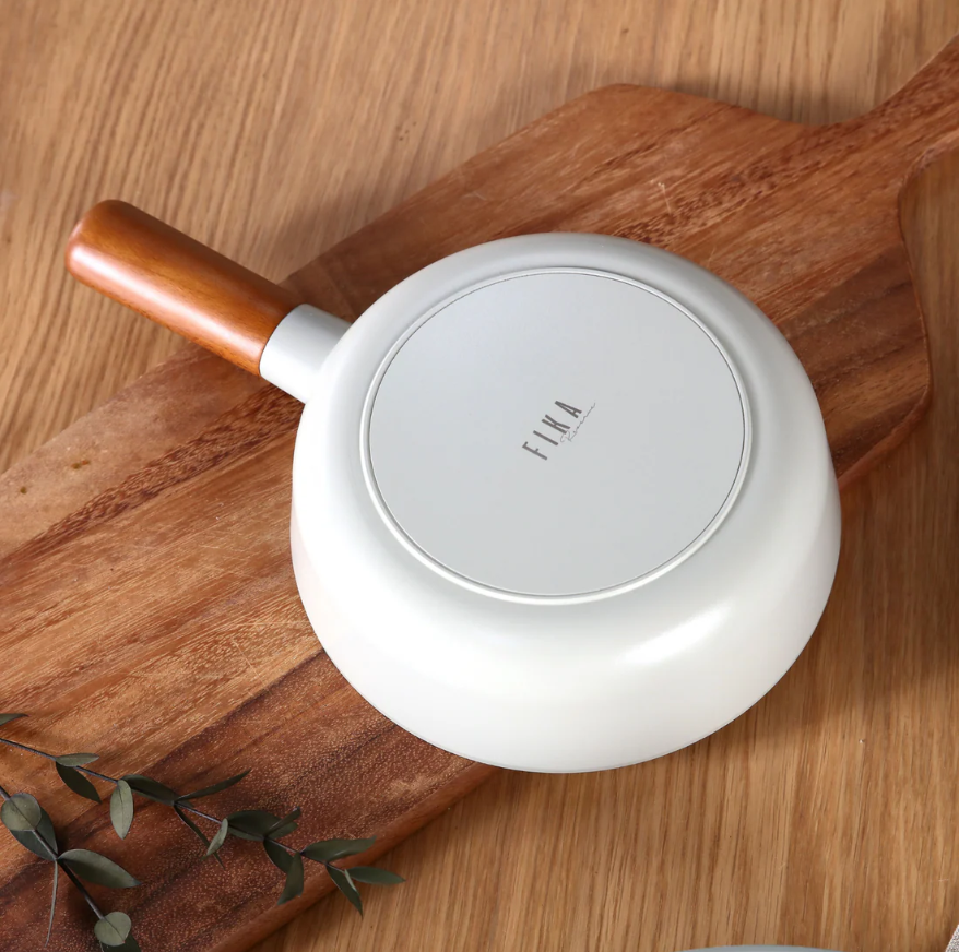 Quánh Hàn Quốc FIKA Object 18cm, đáy từ toàn bộ, nắp kính, màu xanh xám_365131 - 7