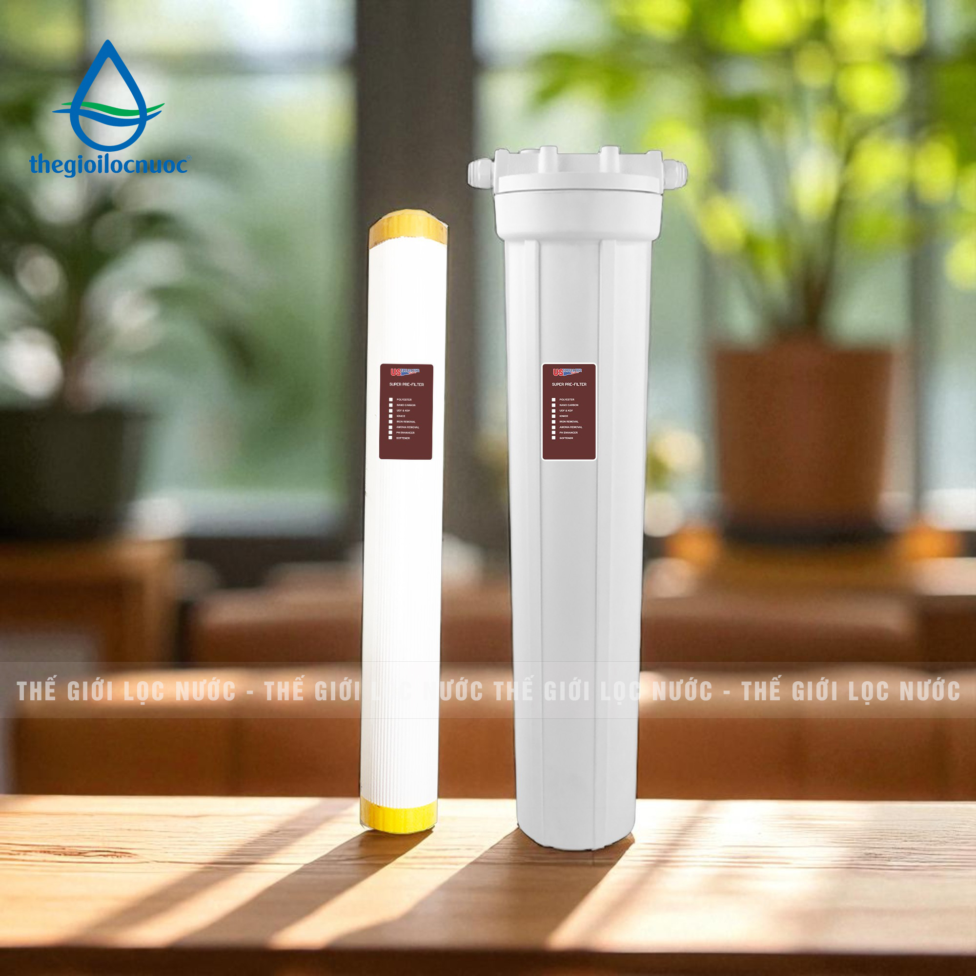 Bộ lọc chặn 20" nâng PH, model: PREF-PH-20