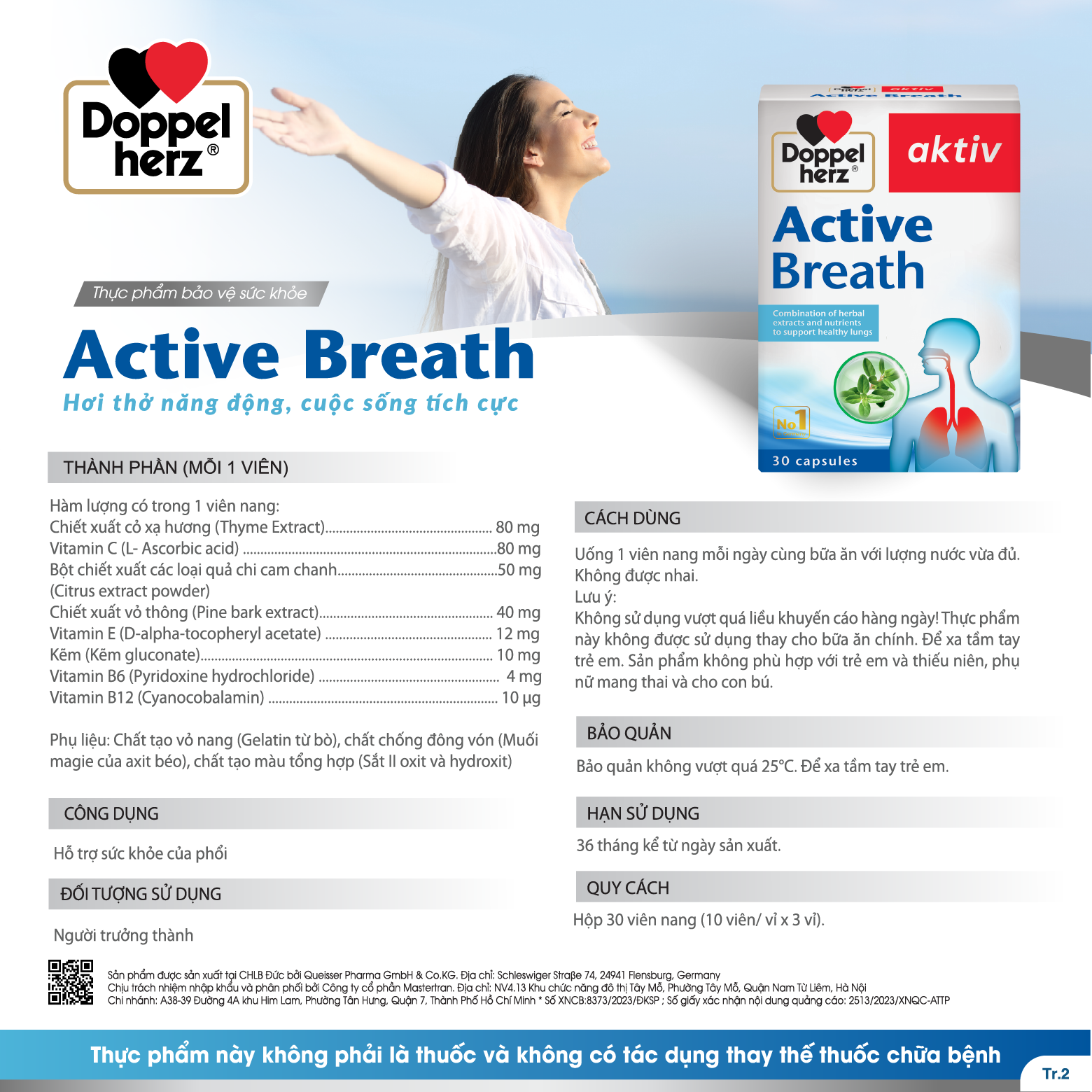 TPBVSK Active Breath hỗ trợ sức khỏe của phổi - 4