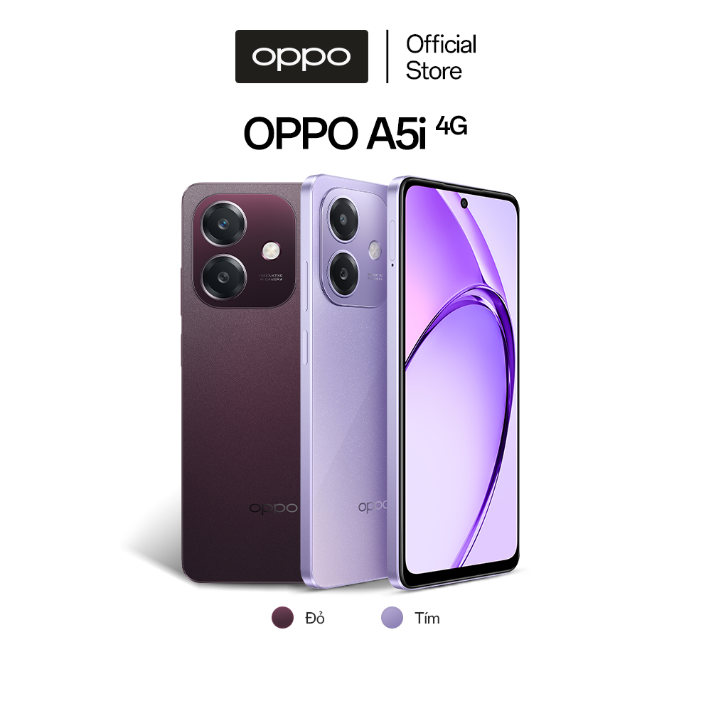 Điện thoại OPPO A5i 4GB/64GB - Phân phối chính hãng