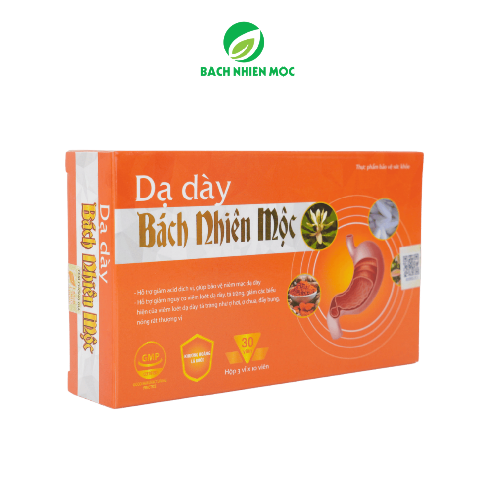 TPBVSK Dạ Dày Bách Nhiên Mộc hỗ trợ giảm acid dịch vị, bảo vệ niêm mạc dạ dày ( Hộp 30 viên) - 5