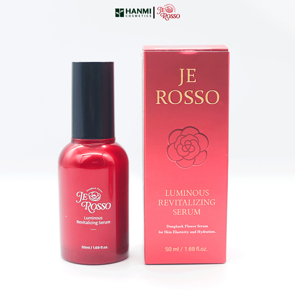 Serum JE ROSSO hỗ trợ dưỡng ẩm, giúp sáng và đều màu da 50ml - JE ROSSO Luminous Revitalizing Serum - Phân phối chính hãng