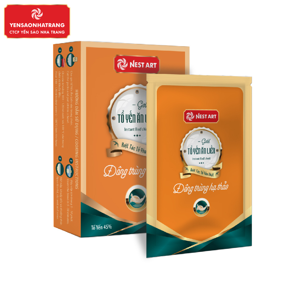 Tổ Yến Ăn Liền Đông Trùng Hạ Thảo (Gold 100g ) - Phân phối chính hãng