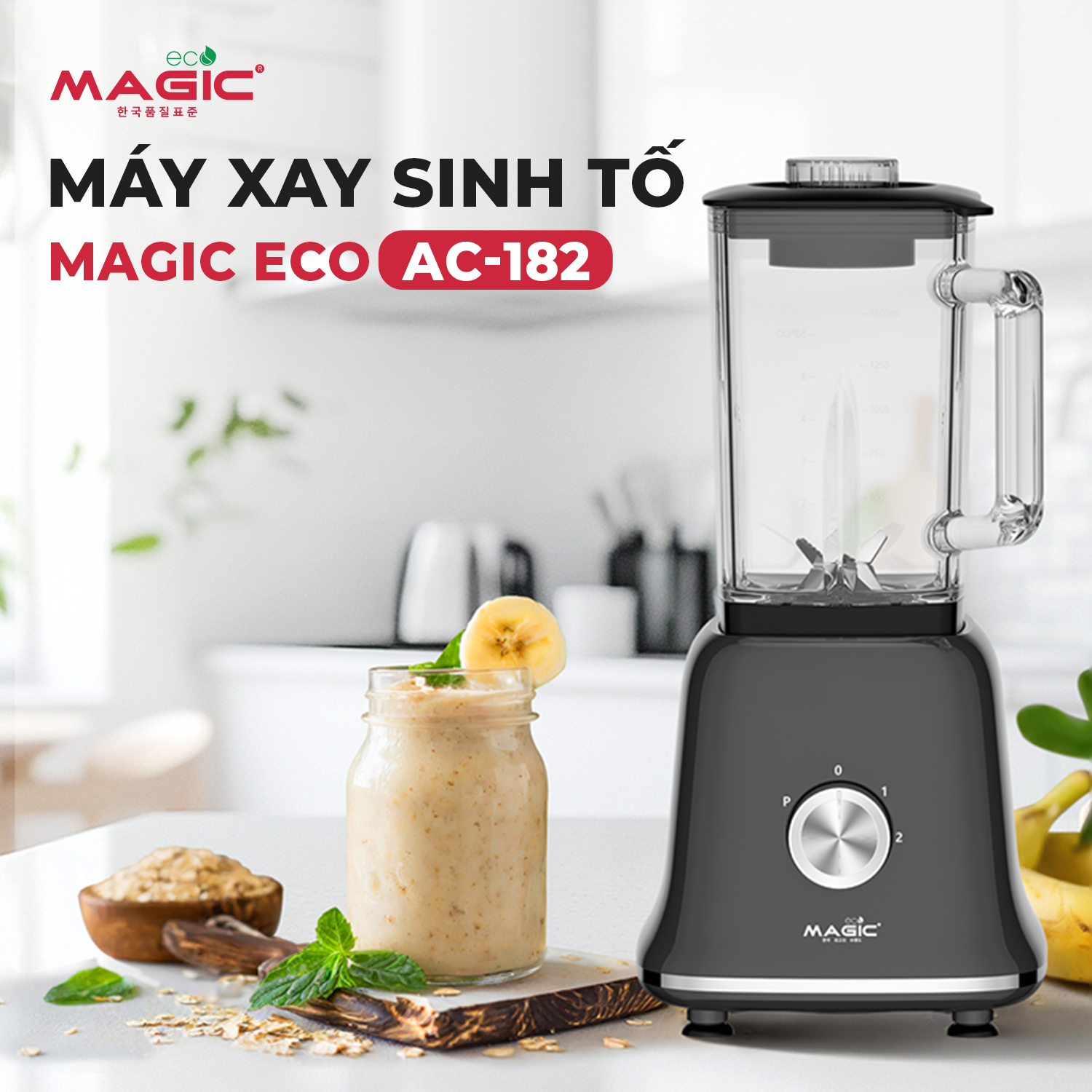Máy xay sinh tố Magic Eco AC-182 - Phân phối chính hãng