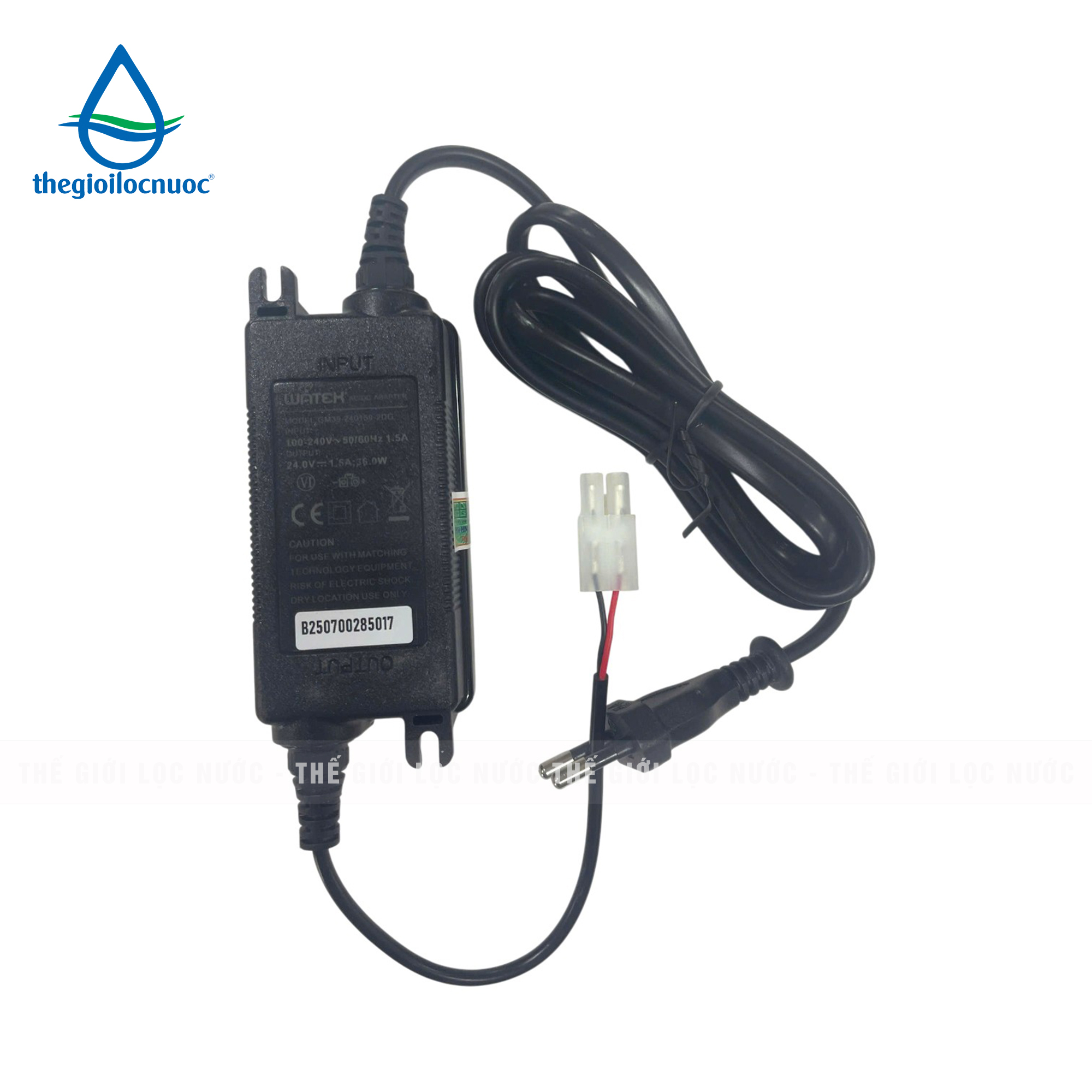 Adaptor - Bộ đổi nguồn Watek dùng cho máy lọc nước gia đình 220V/24V/1.5A, model : E-AD-24V-DT - Phân phối chính hãng