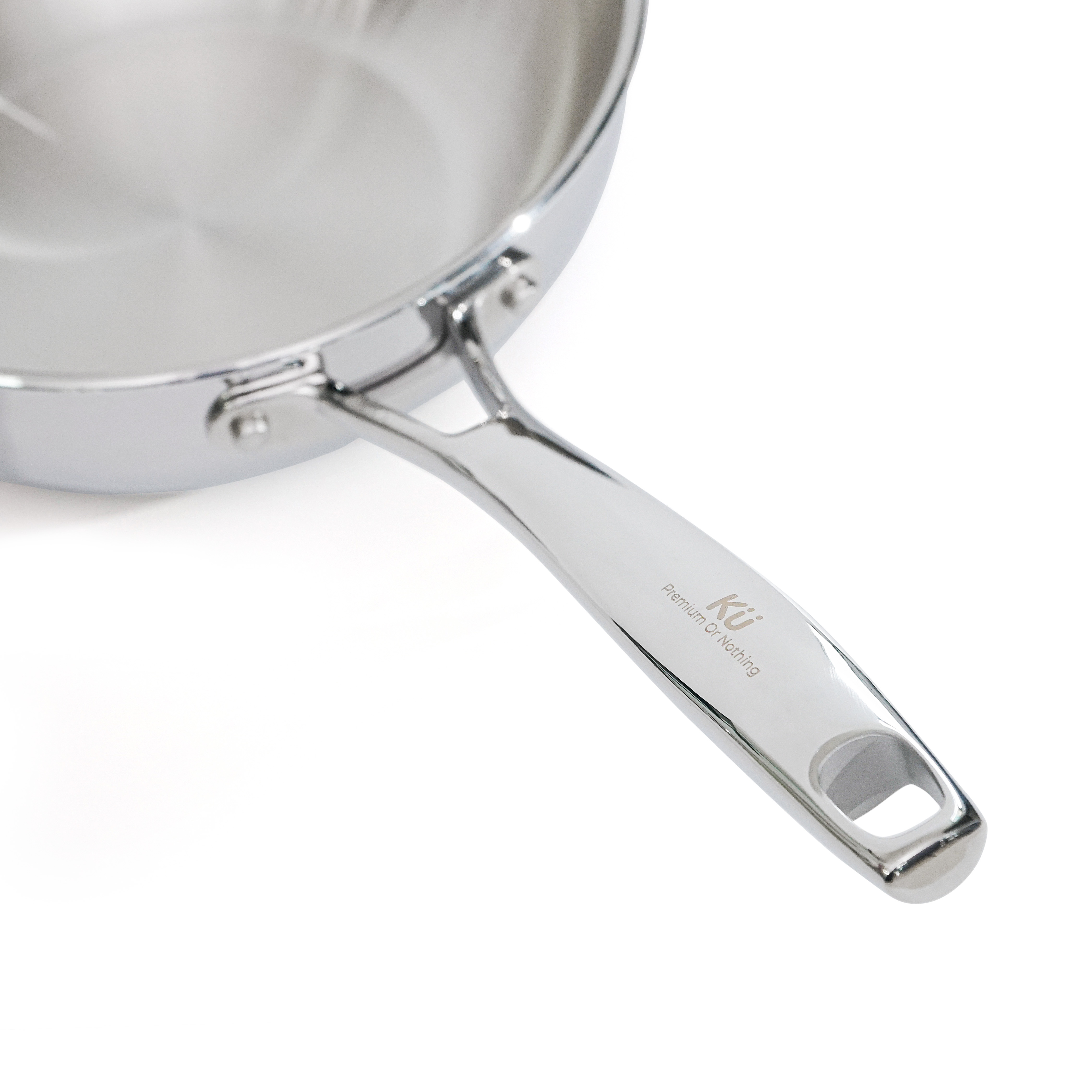 Chảo inox 5 lớp liền khối KU W28625