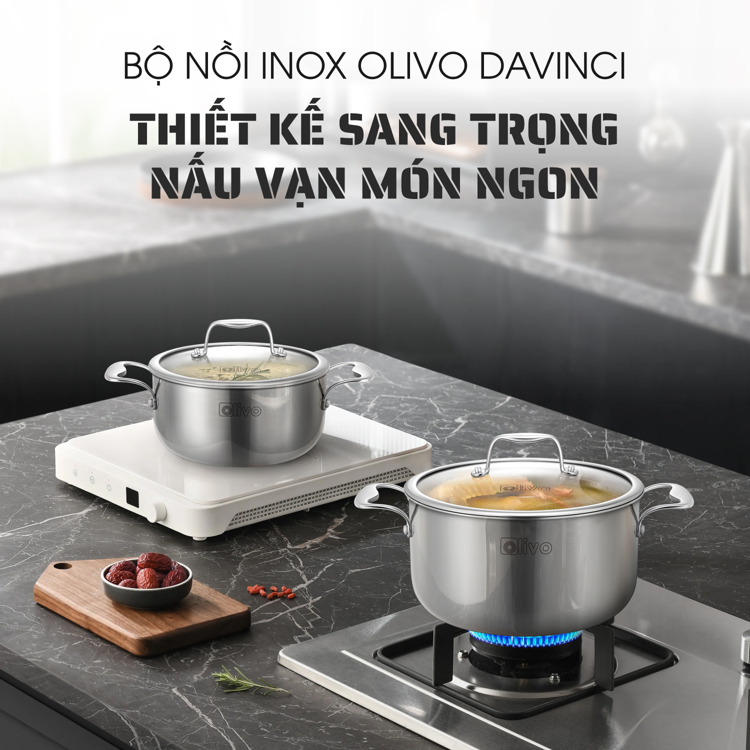Nồi OLIVO DAVINCI 2413