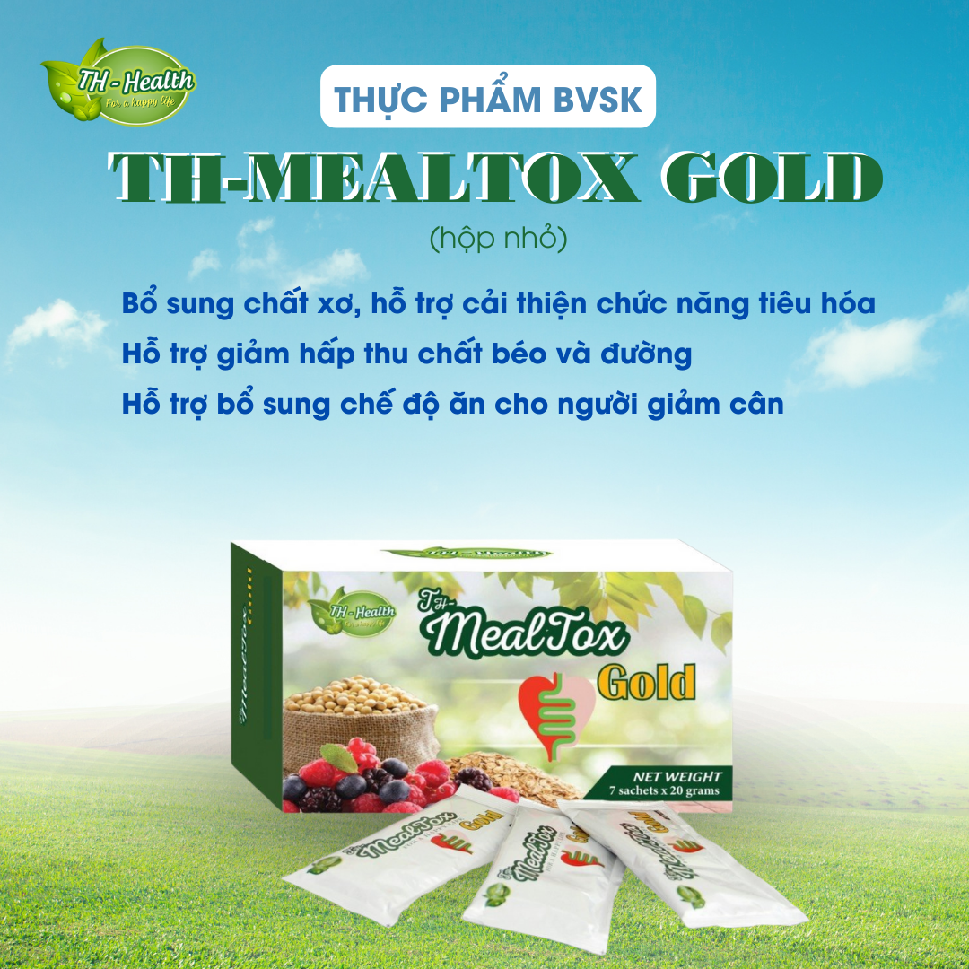 Thực phẩm bảo vệ sức khỏe TH-Mealtox GOLD (Hộp 07 gói)