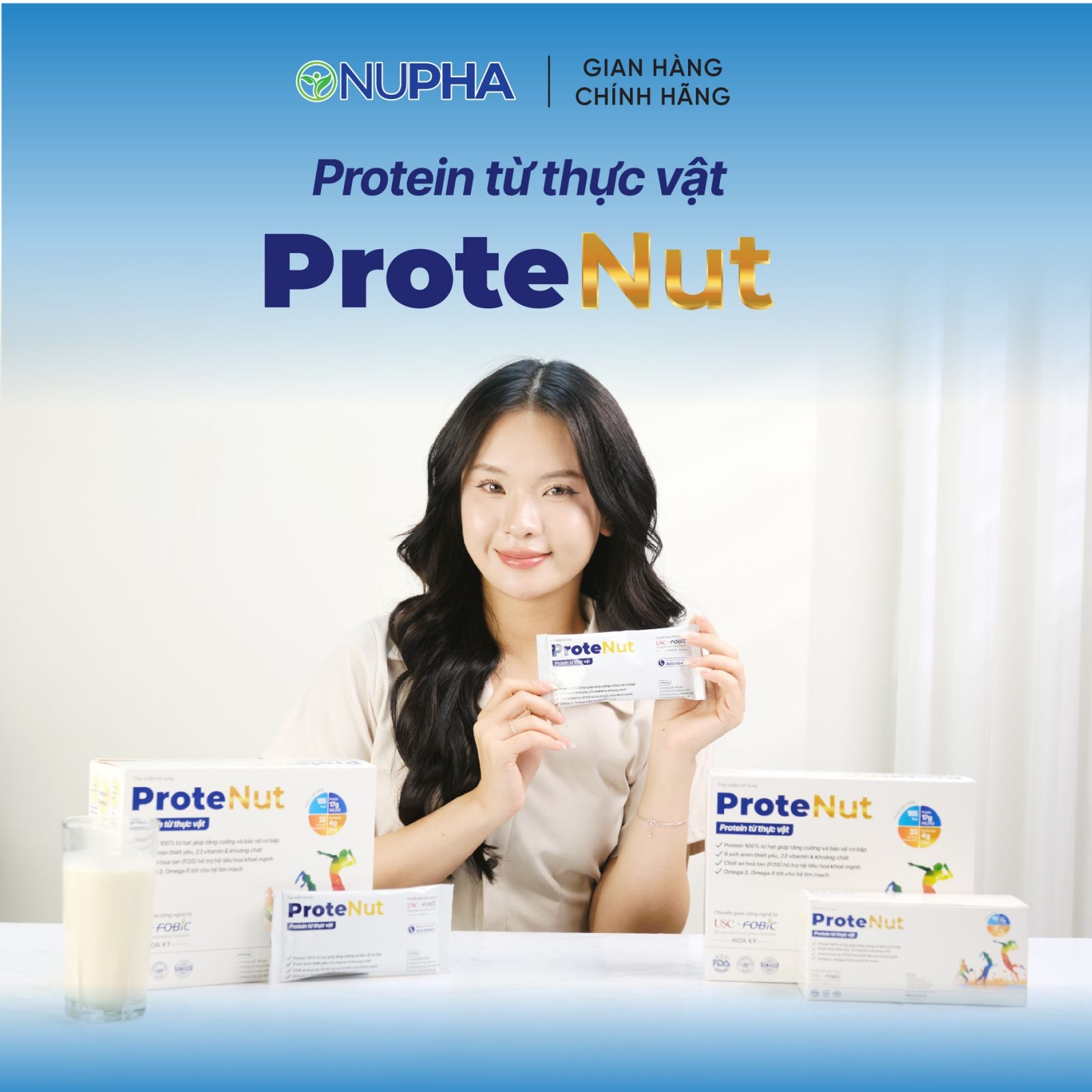 Protein từ thực vật PROTENUT dinh dưỡng toàn diện cho cả gia đình (hộp 4 gói x 40g) - 8