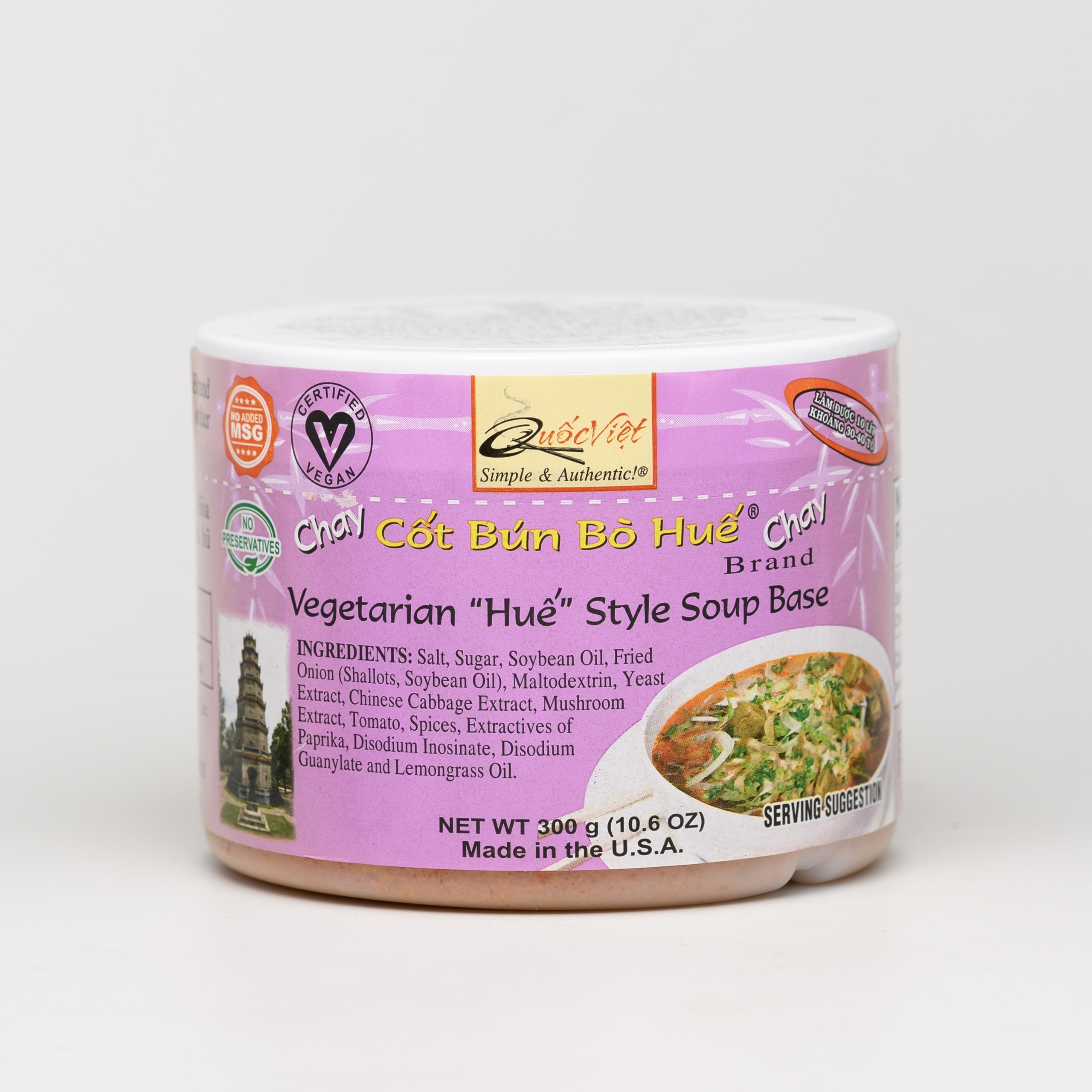 Cốt Bún Bò Huế Chay® Brand – Vegetarian “Hue” Style Soup Base - Phân phối chính hãng