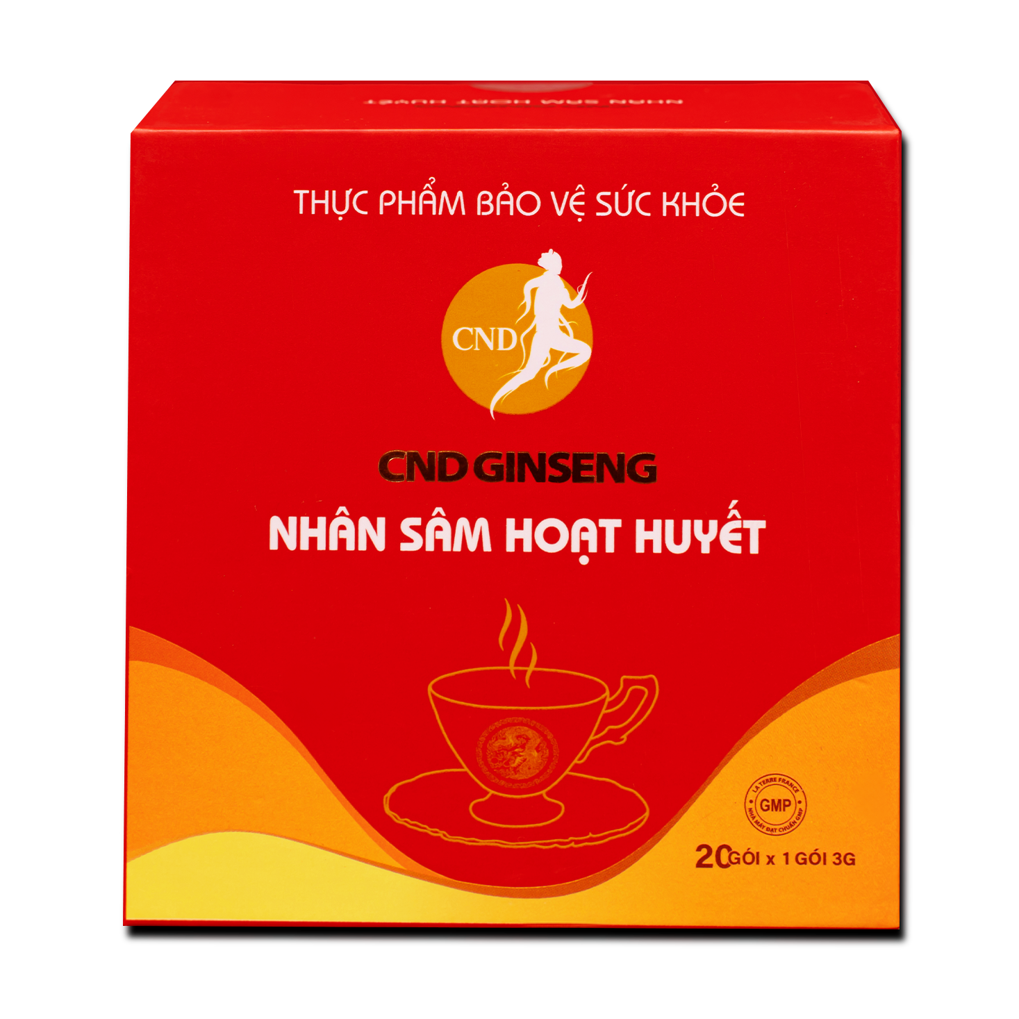 Sâm CND Ginseng Hoạt Huyết – Hỗ trợ tuần hoàn não, giảm đau đầu, chóng mặt (kèm túi) - Phân phối chính hãng