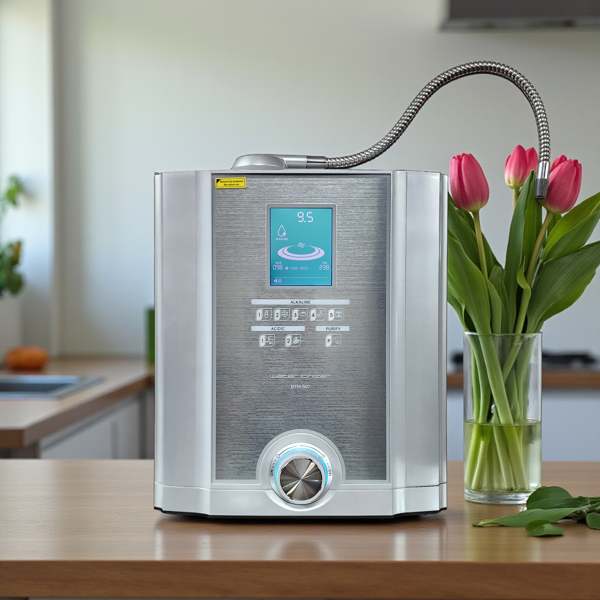 Máy lọc nước công nghệ điện giải ion kiềm dùng trong gia đình, model: BTM-507, nhãn hiệu Biontech
