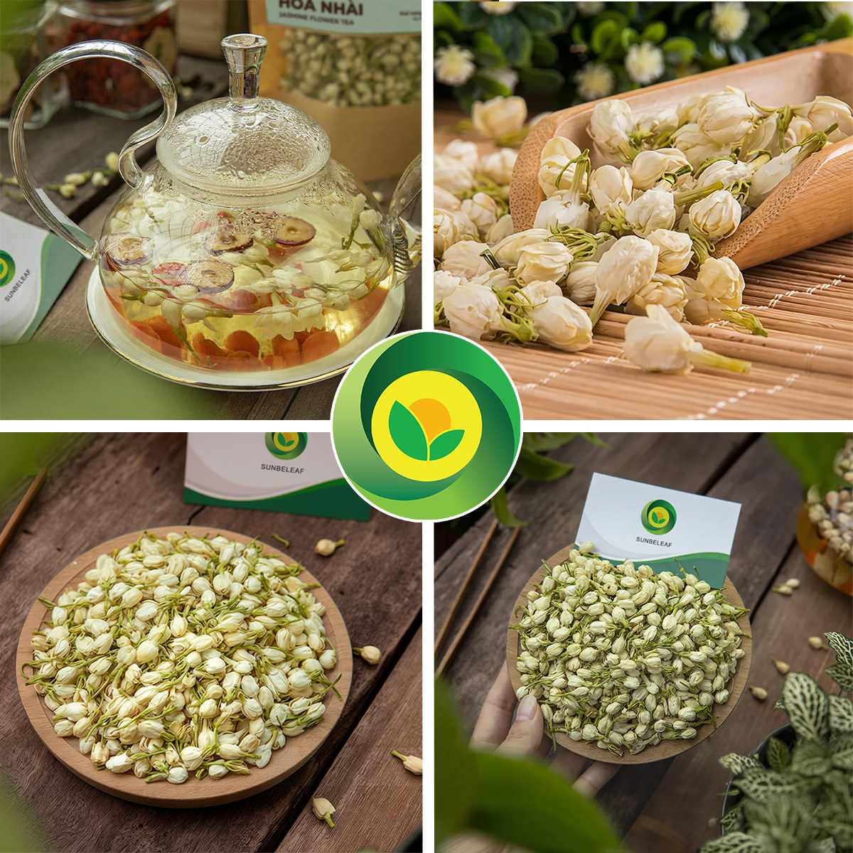 Trà Hoa Nhài Sấy Khô Sunbeleaf - Mang Lại Cảm Giác Thư Thái, Nhẹ Nhàng Sau Mỗi Ngày Bận Rộn - Túi Zip 100g - 4