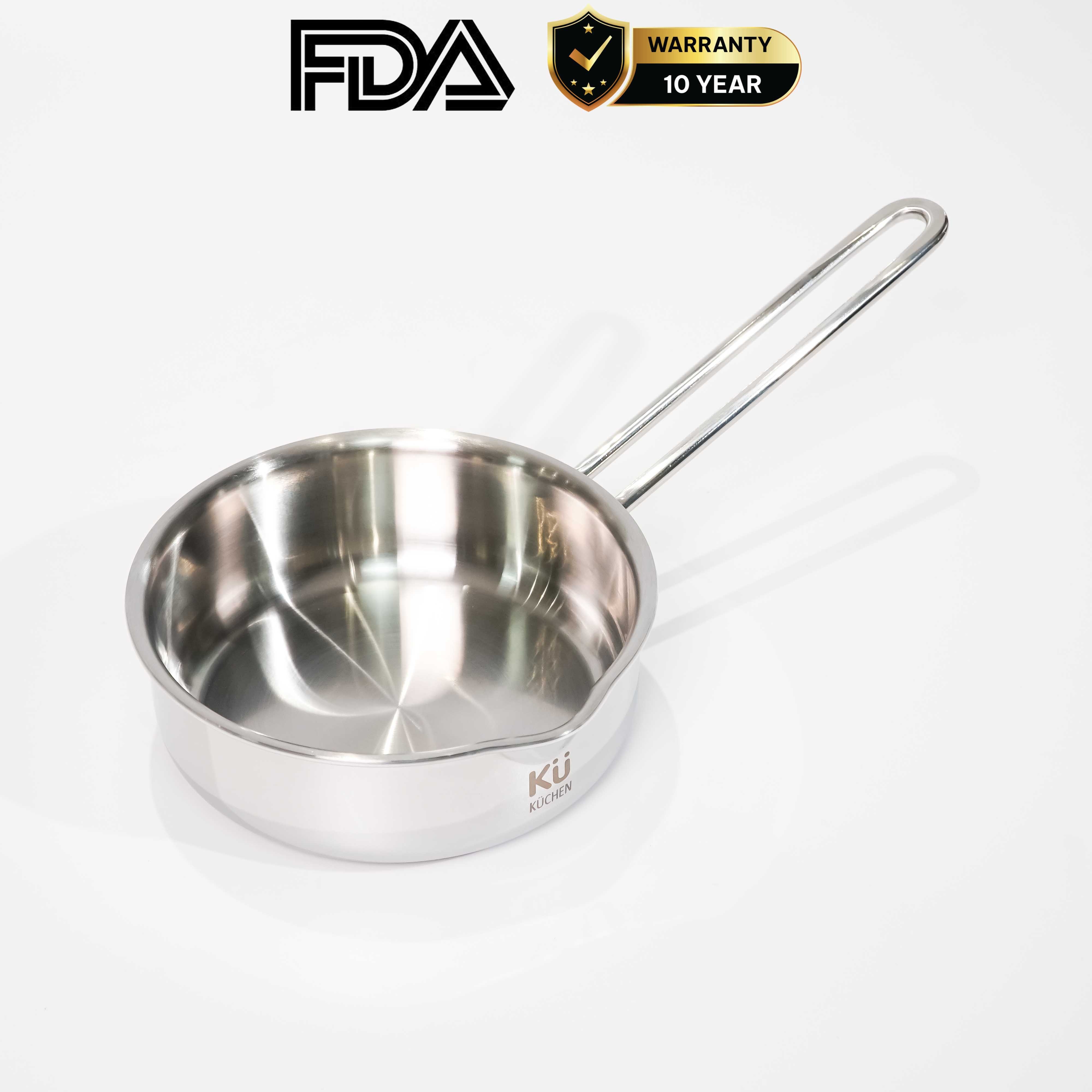 Chảo rán inox 316 14cm cao cấp KUCHEN KU SHP141316 - Phân phối chính hãng