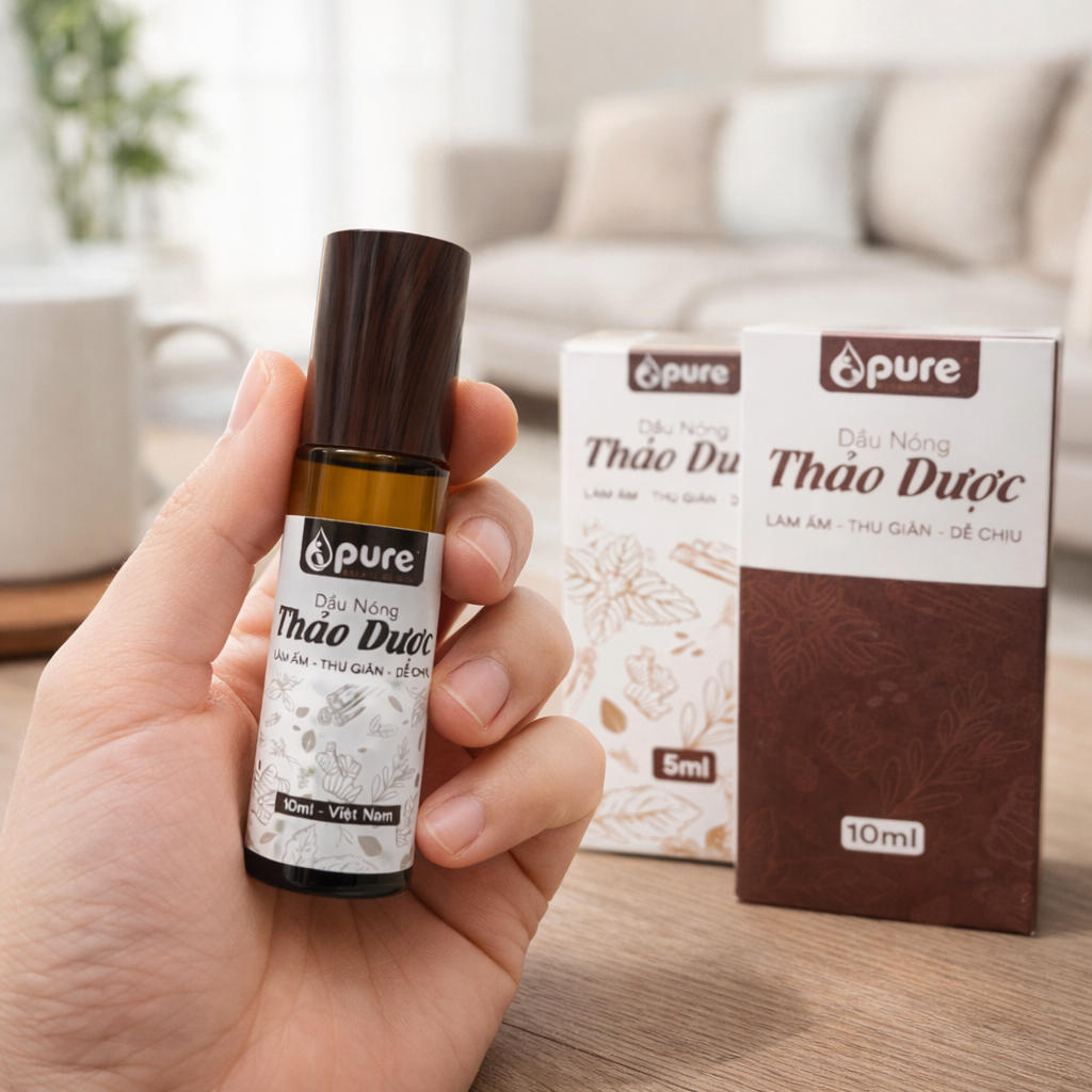 Combo 2 chai dầu nóng thảo dược 10ml