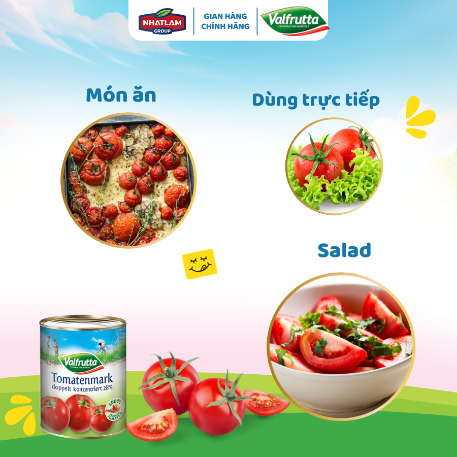 Bột Cà Chua Dạng Sệt Đóng Hộp Le Mejor 4,5 Kg – Nguyên Liệu Nấu Sốt Chuẩn Vị, Tiện Lợi