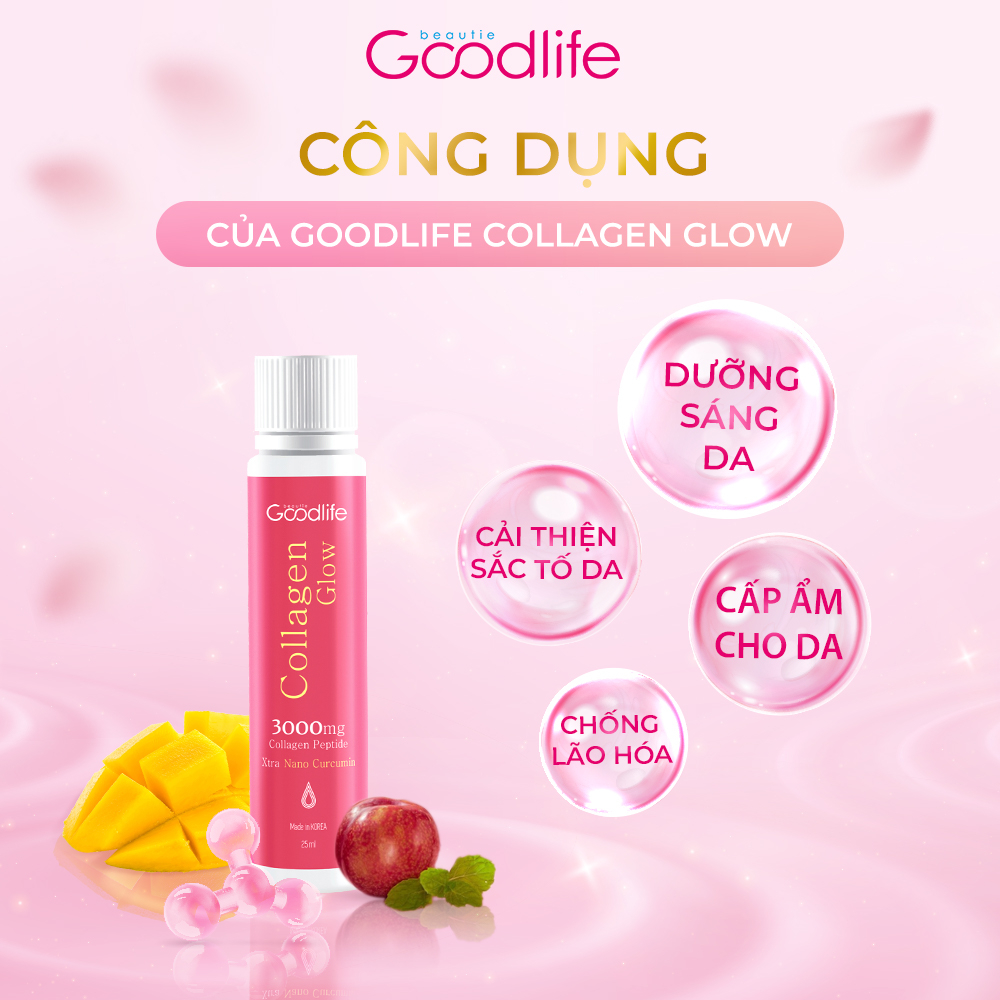 Nước uống Collagen đẹp da chống lão hóa Goodlife (10c x 25ml)