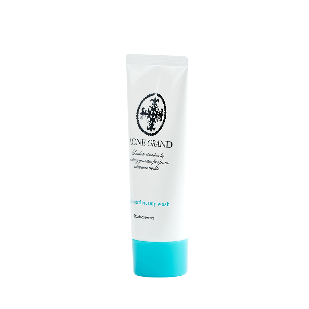 Sữa rửa mặt cho da dầu và da mụn - NARIS Acne Grand Medicated Creamy Wash 100gr - 2