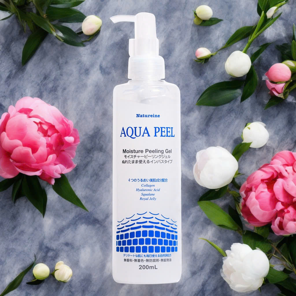 Gel tẩy tế bào da chết cấp ẩm Natureine Aqua Peel – Moisture Peeling Gel (200ml)
