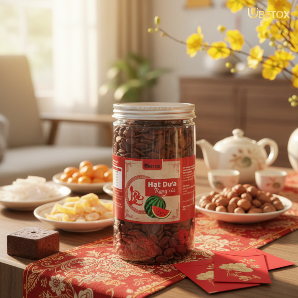 Hạt Dưa Rang Củi Truyền Thống - Hủ pet, 454gr - 2