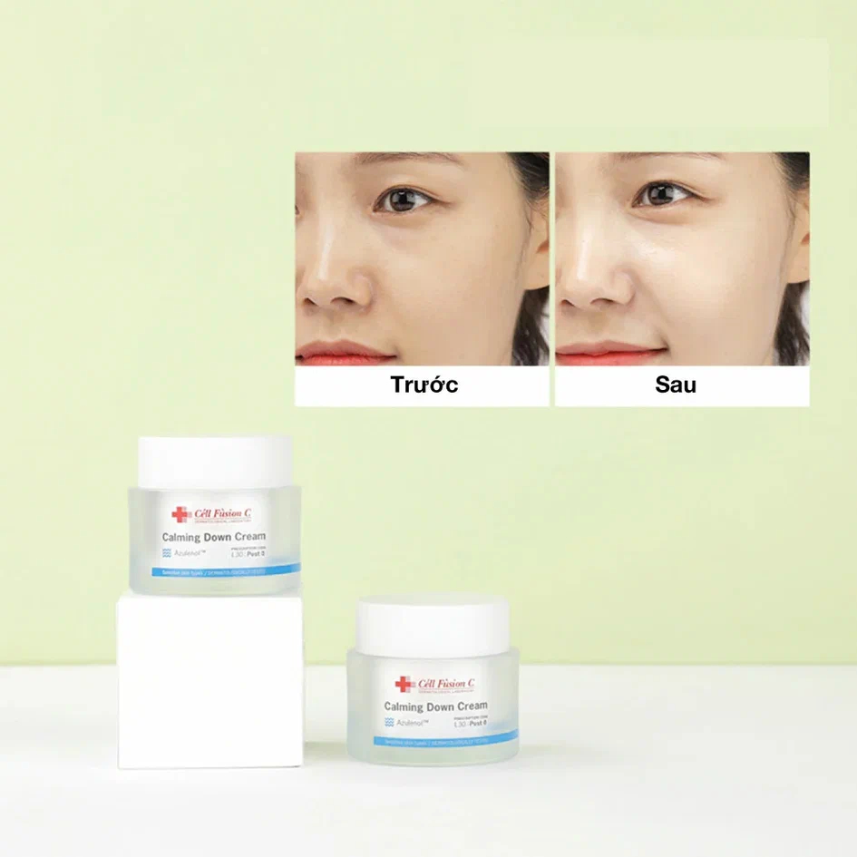 Kem dưỡng cấp ẩm & giảm ửng đỏ, dịu da Cell Fusion C Calming Down Cream 50ml - 4