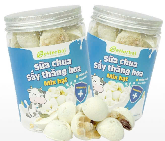 Sữa chua mix hạt sấy thăng hoa - Phân phối chính hãng