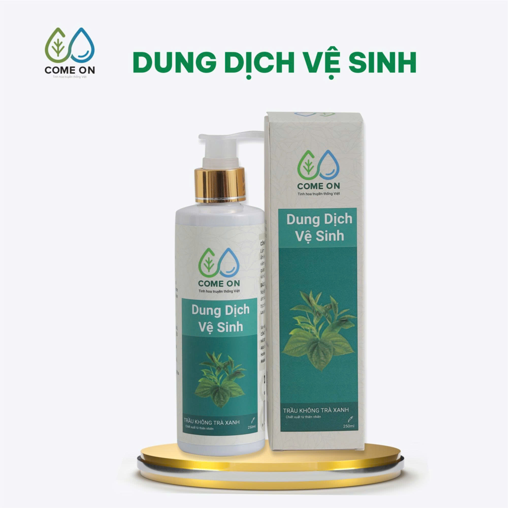 Dung dịch vệ sinh COME ON sử dụng cho mẹ bầu, nam, nữ và tuổi dậy thì 250ml