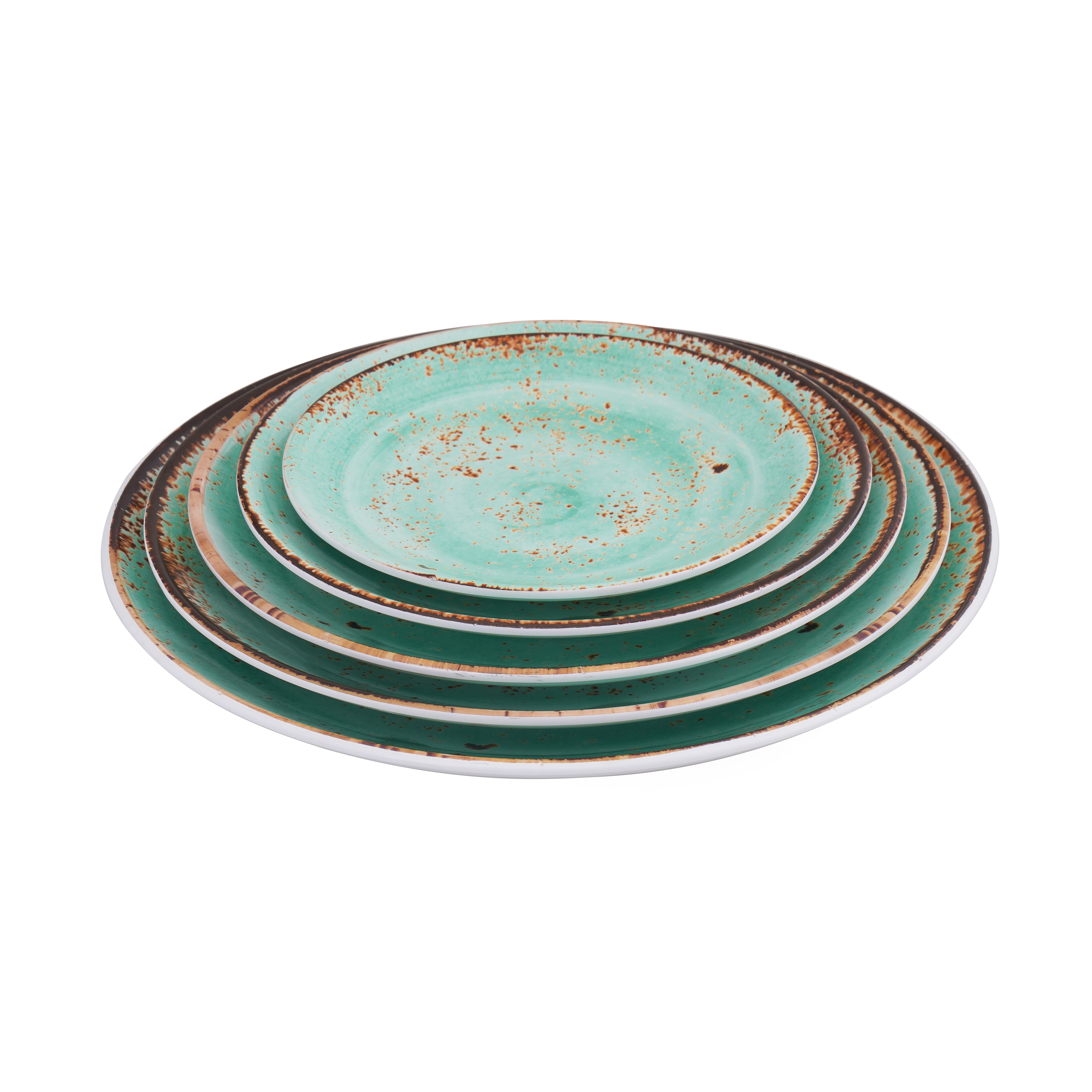 Dĩa Mela lớn màu xanh lá Size Ø152x20_378420_D1106LE_Green - 5