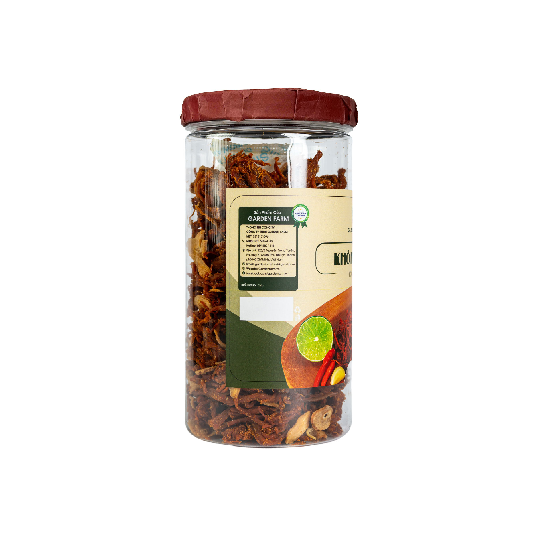 Khô Heo cháy tỏi Garden Farm (hũ 250g) - 5