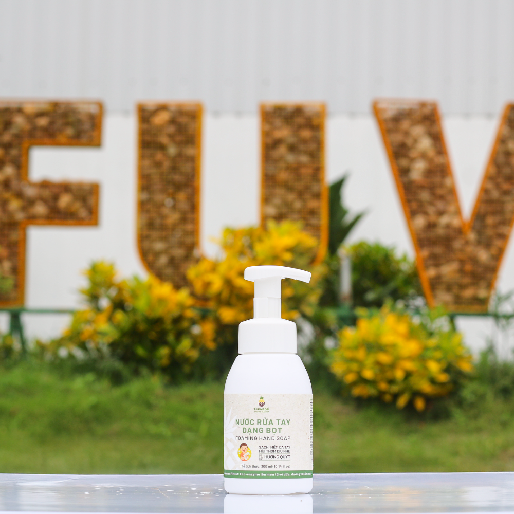 Nước rửa tay bọt Fuwa3e - Đánh bay mùi tanh, hỗ trợ làm sạch nhanh hơn cho bé 300ml