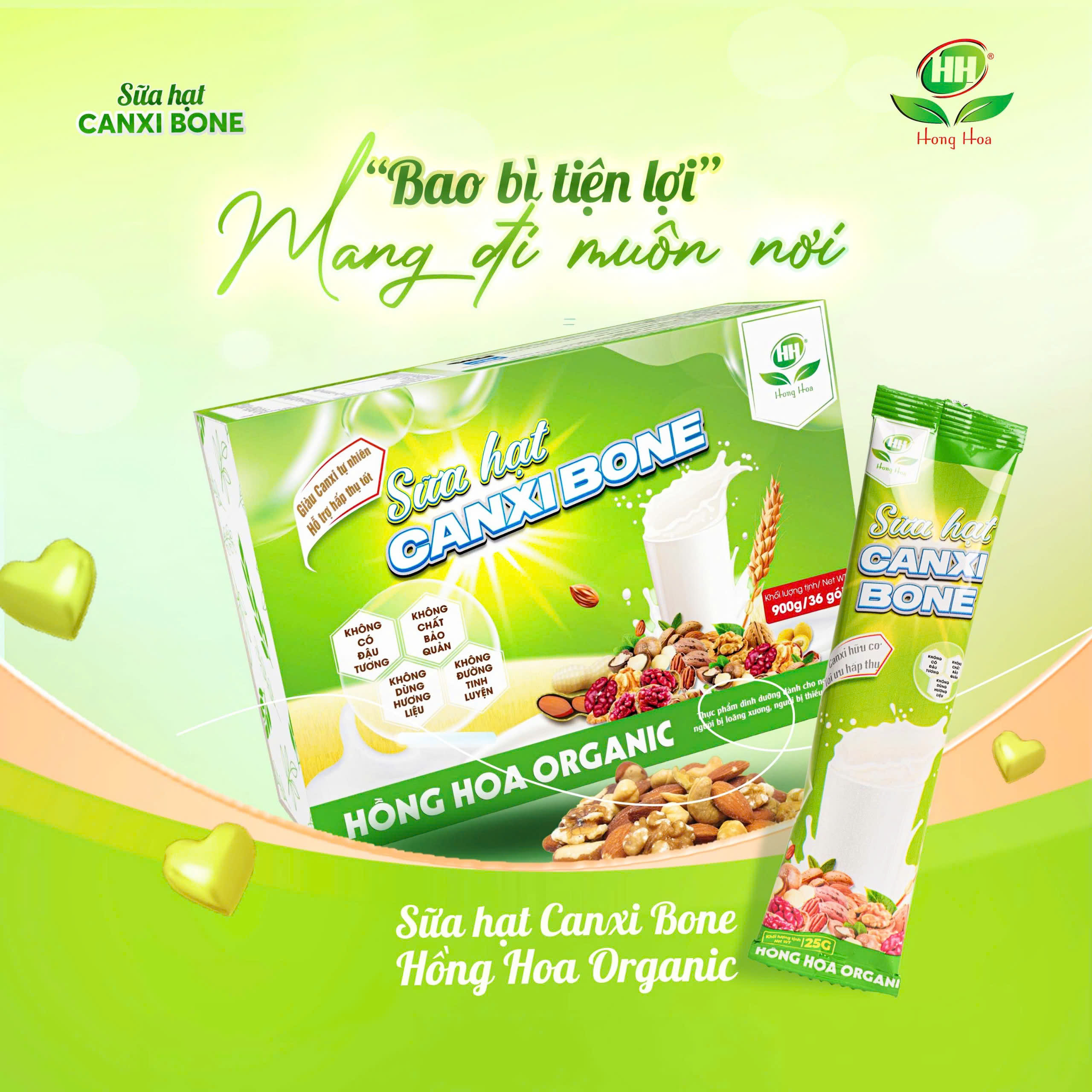 Sữa hạt Canxi Bone – Sữa hạt bổ sung canxi thuần chay