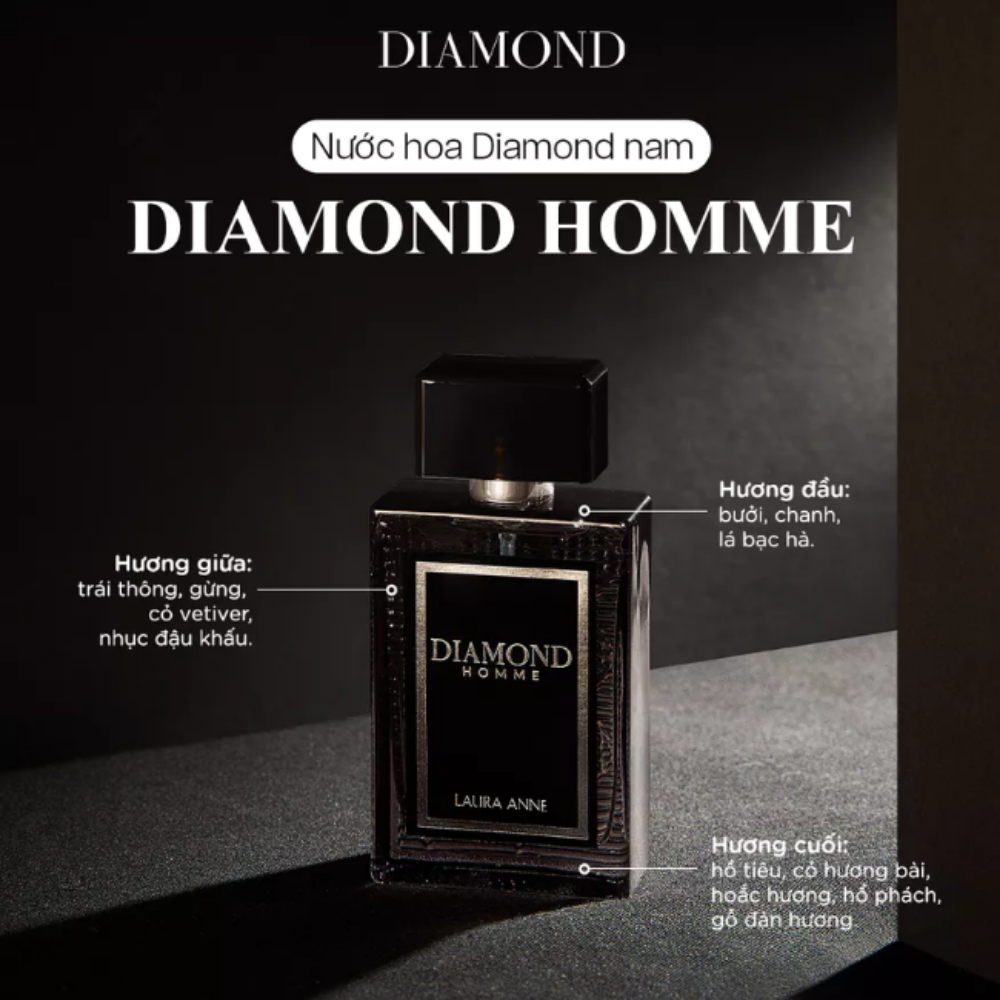 Nước Hoa Nam - Diamond Homme - 45 ml