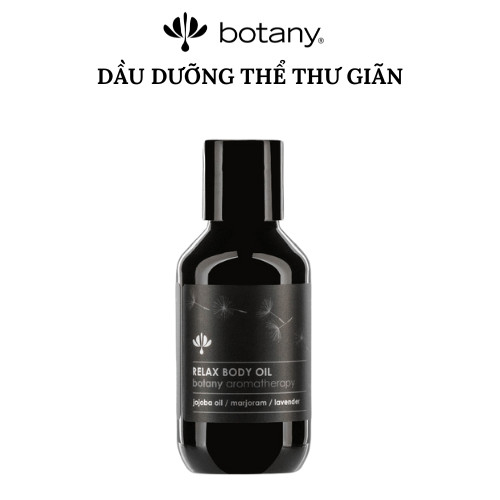 DẦU MASSAGE DƯỠNG DA THƯ GIÃN-Dưỡng ẩm, mềm mô, giãn cơ  BOTANY- dầu jojoba/ kinh giới ngọt/ hoa oải hương - Phân phối chính hãng