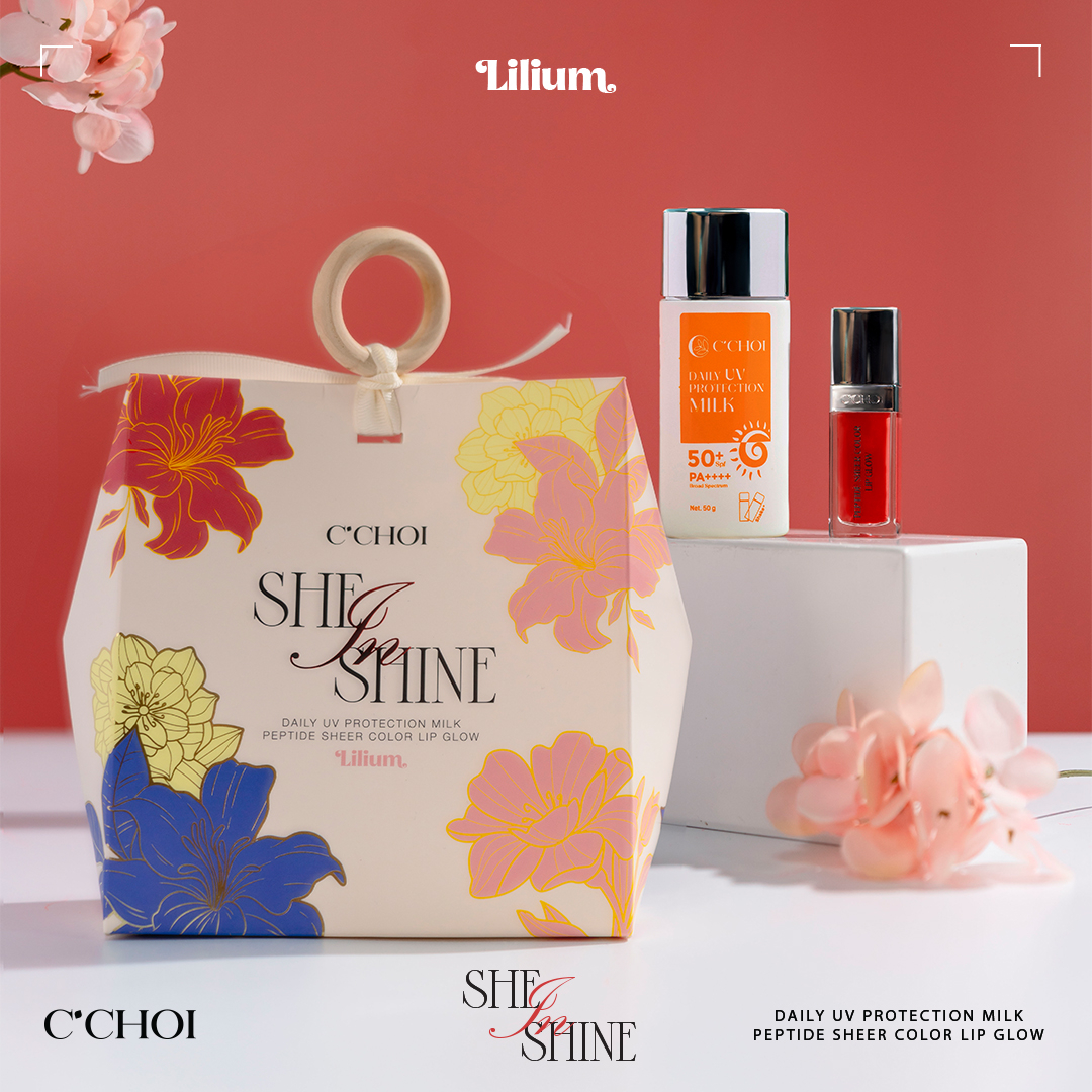 Bộ chống nắng và dưỡng môi C'Choi She in Shine – Lilium - 2