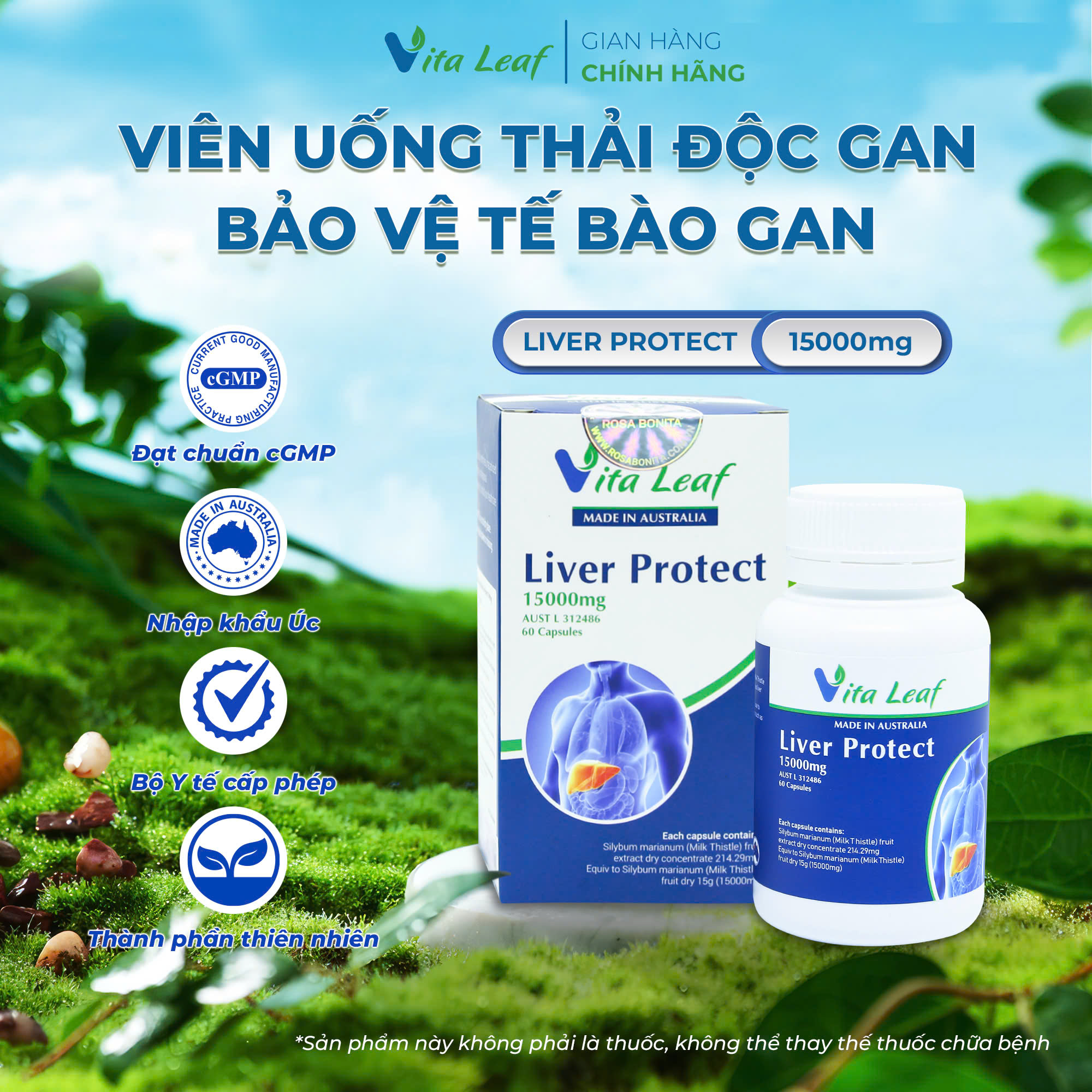 Combo liver-source of life (lá gan nguồn sống) (3 hộp)- Hỗ trợ Thải độc gan, bảo vệ và duy trì chức năng gan - 2