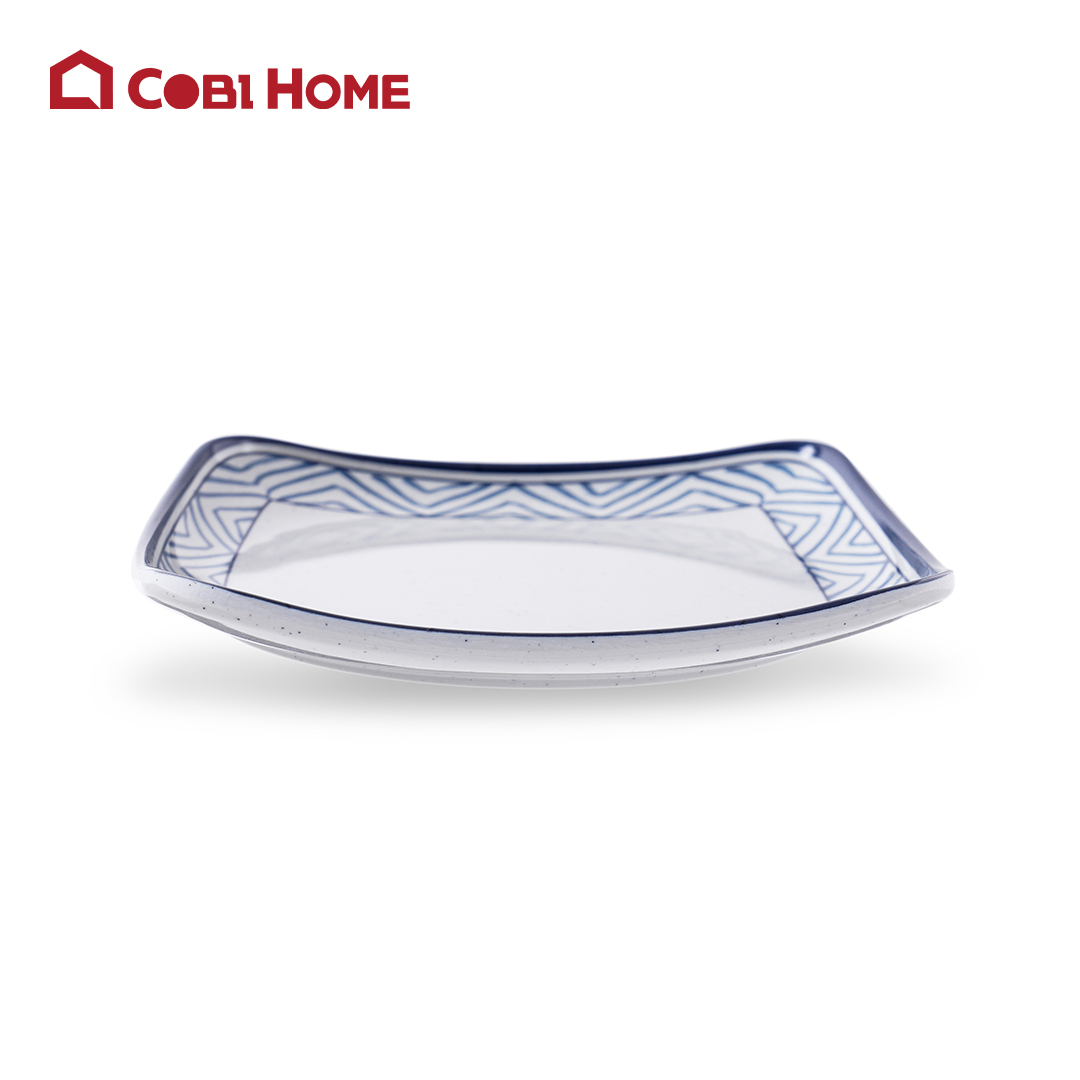 Dĩa Yangge xanh có vân vuông Size 21.5cm_378095_8808.5-LXT